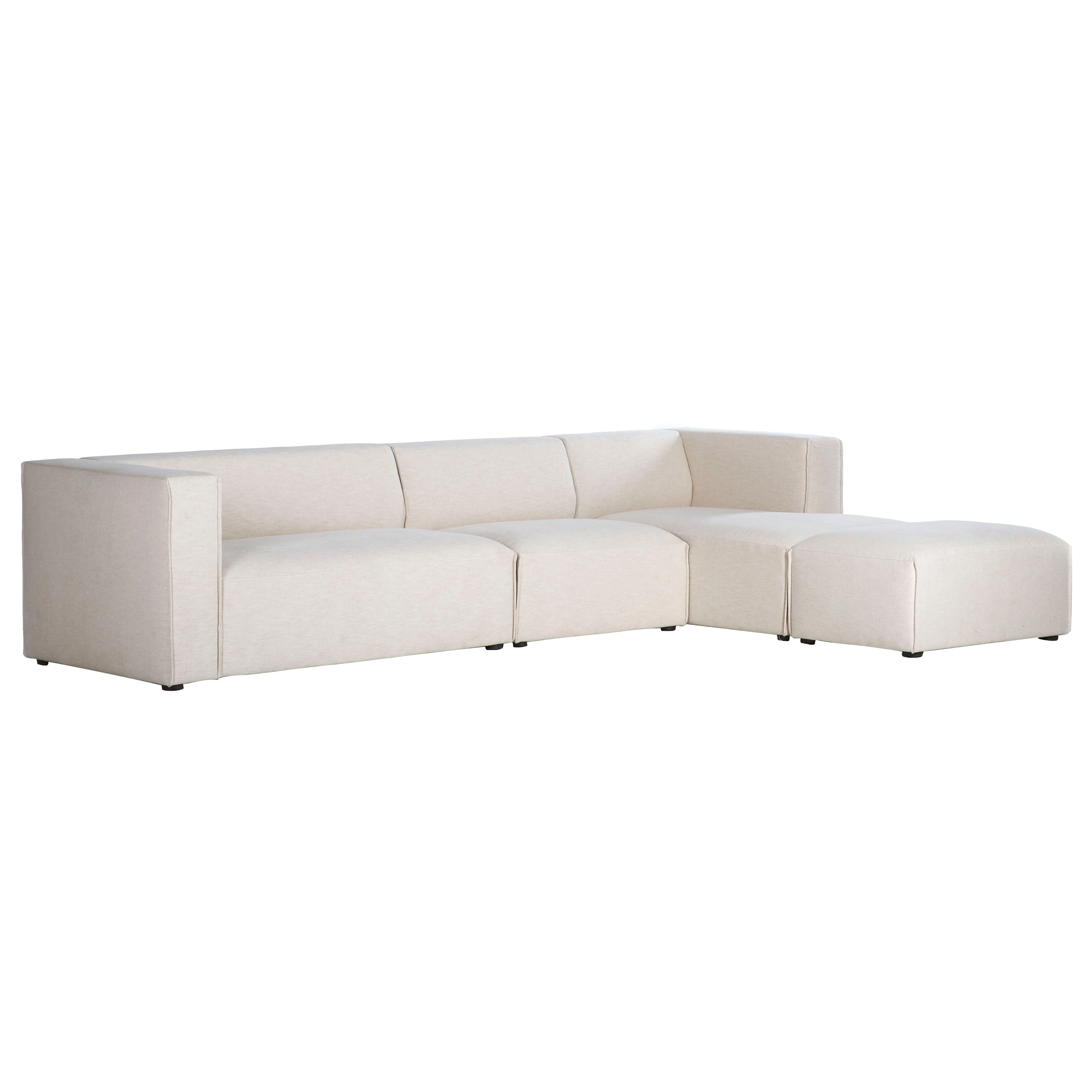 Premium Right Modular Sectional w/ Ottoman - Image 4