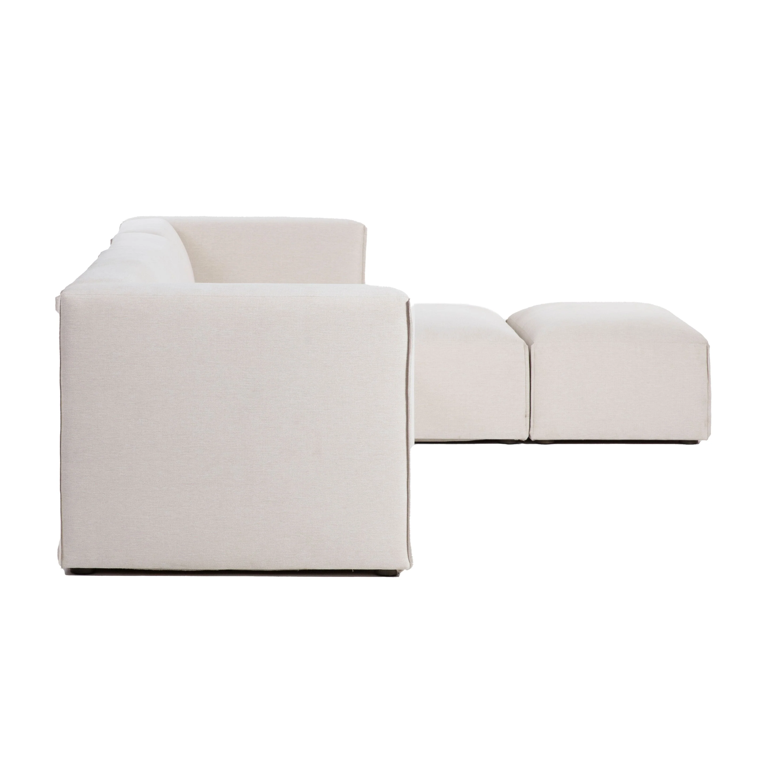 Premium Right Modular Sectional w/ Ottoman - Image 6