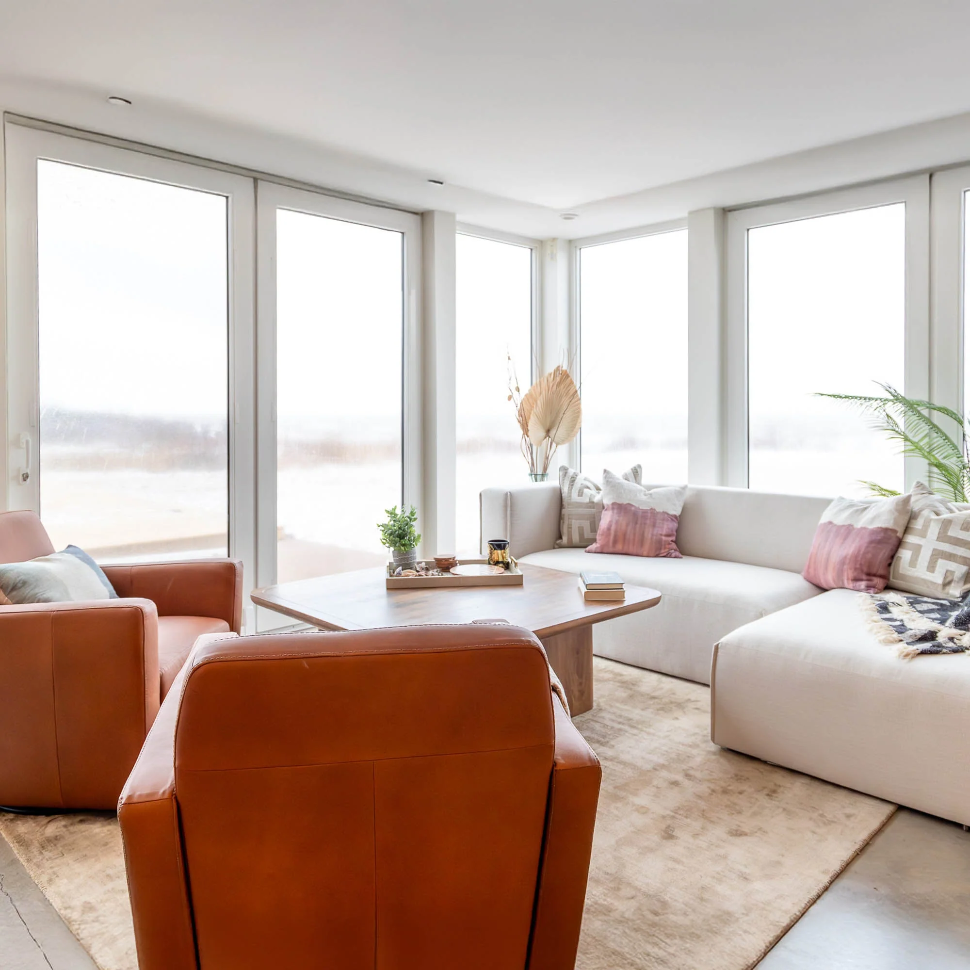 Premium Small Left Modular Sectional w/ Ottoman - Image 3