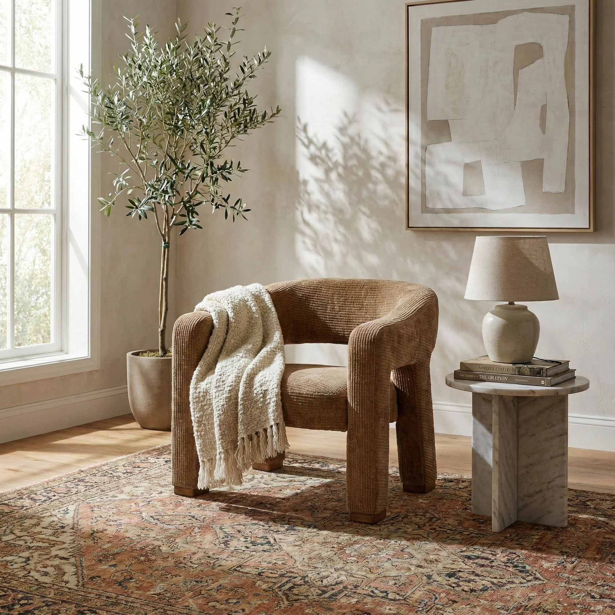 Quinn Club Chair - Chai - Image 2