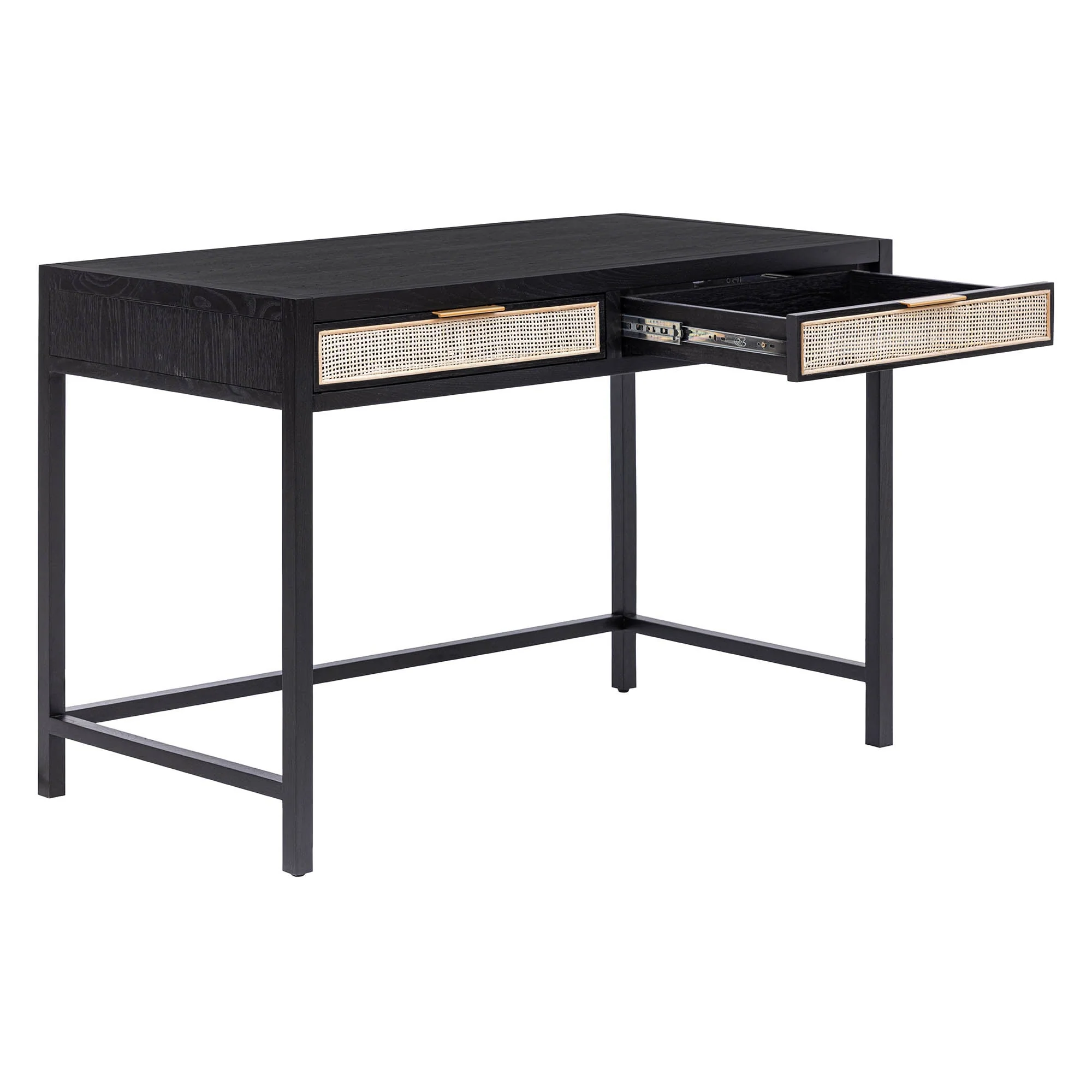 Rattan Desk - Ebony - Image 6