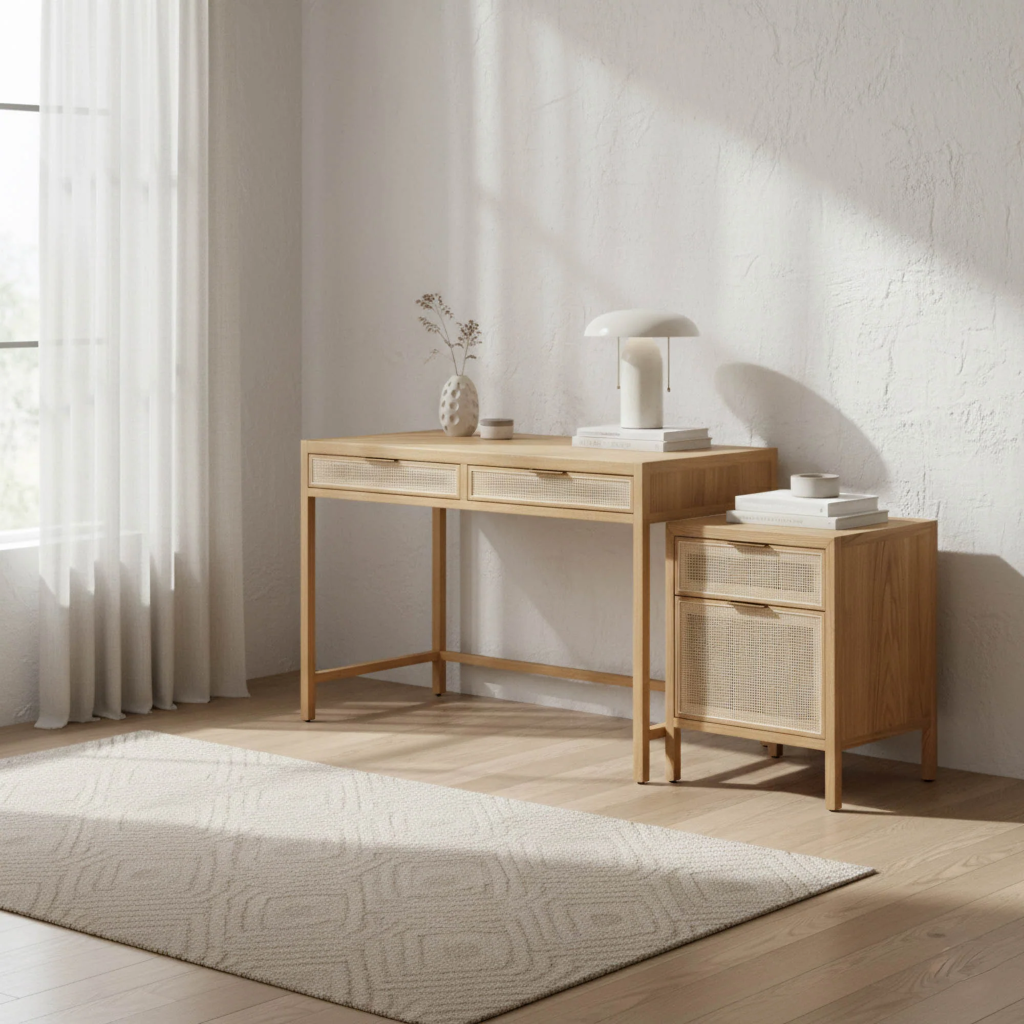 Rattan Desk - Natural - Image 10