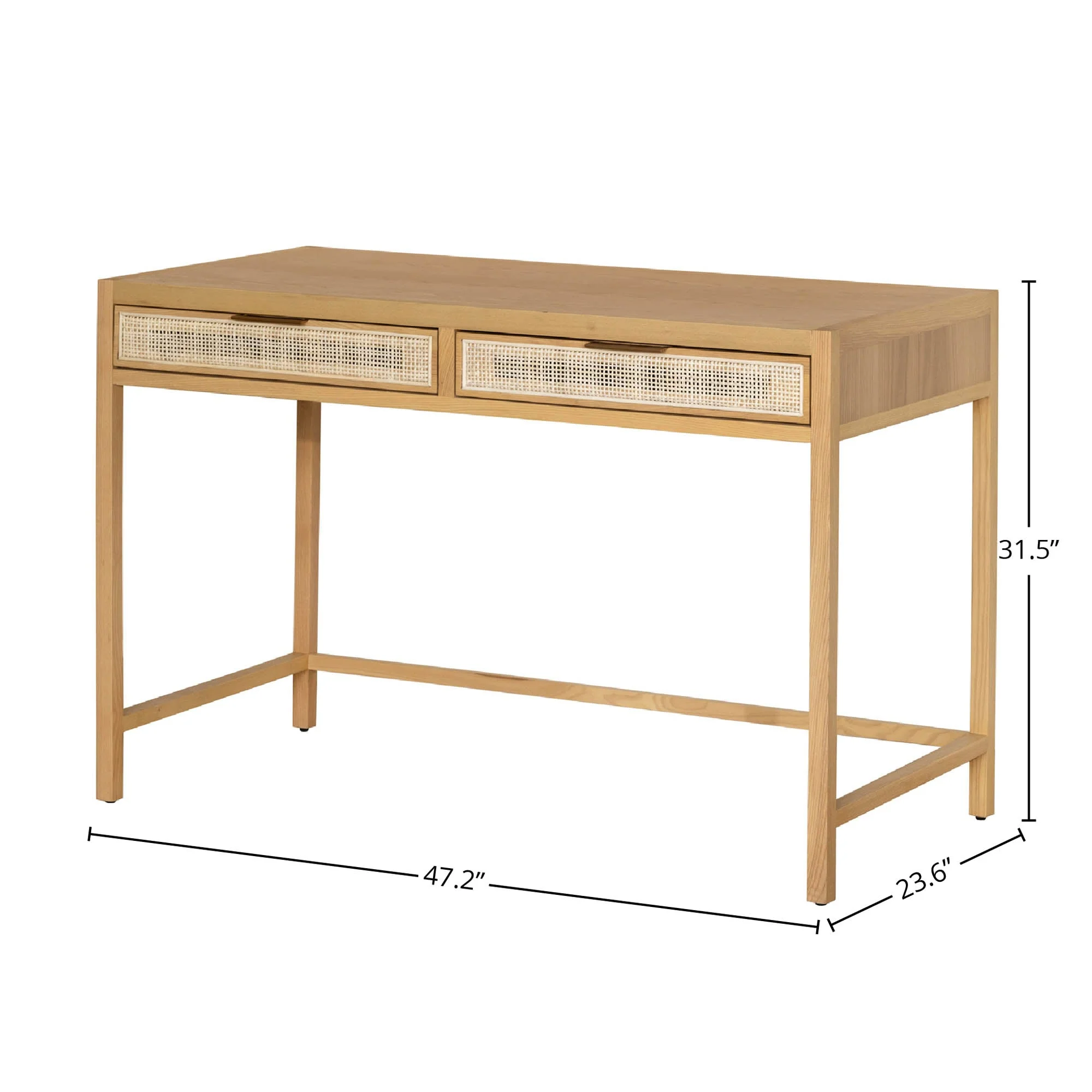 Rattan Desk - Natural - Image 3