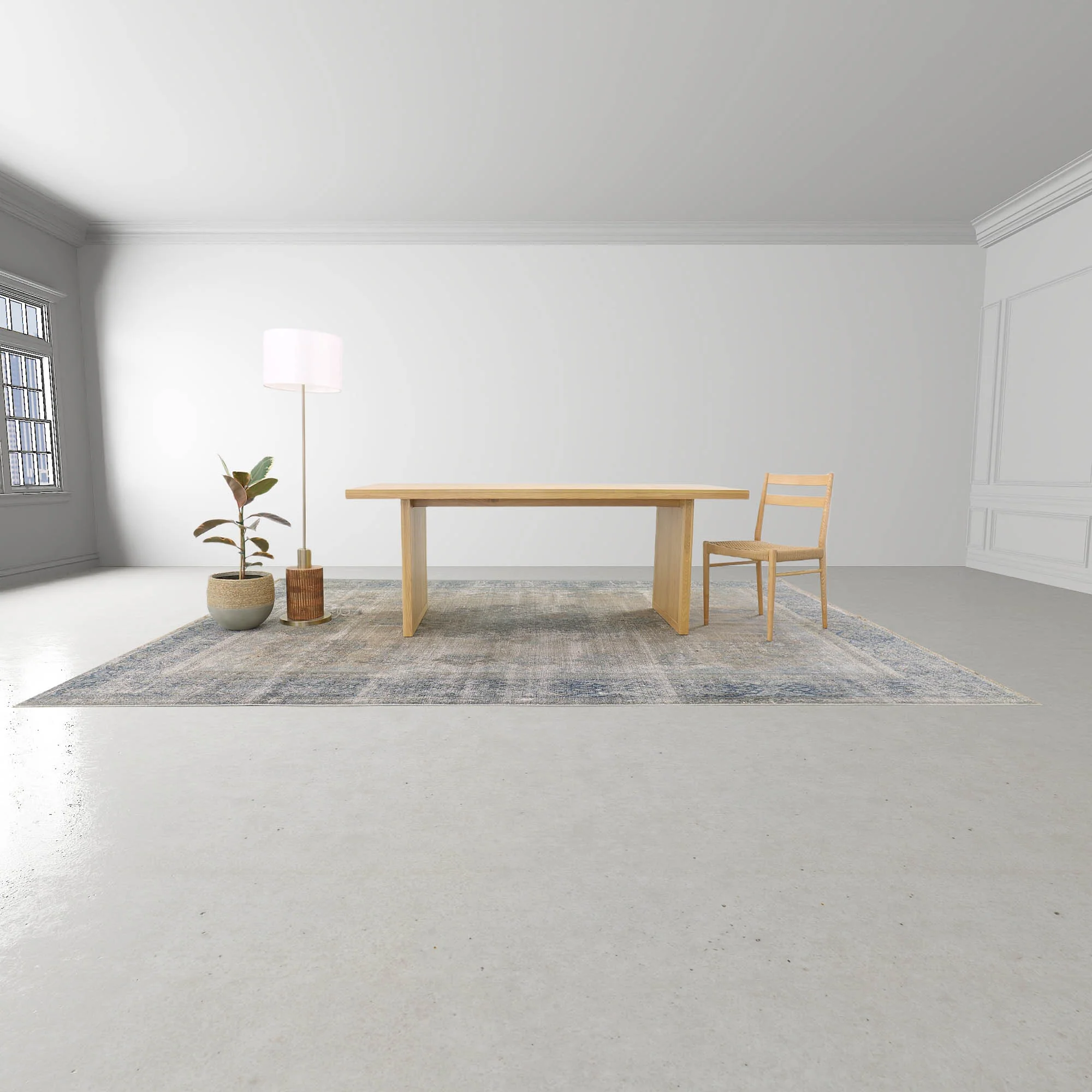 Rattan Dining Table - Natural - Colour Variance from RAT010-N - Image 9