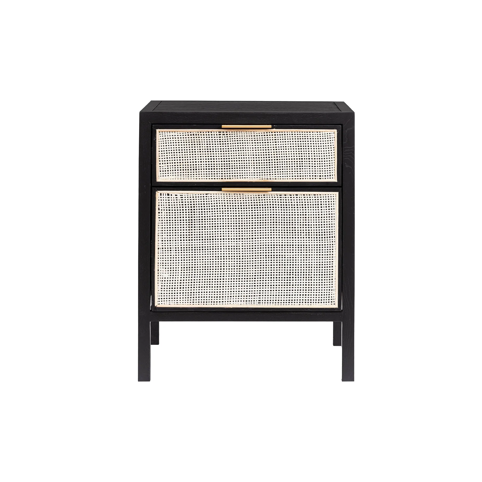Rattan Filing Cabinet - Ebony - Image 4