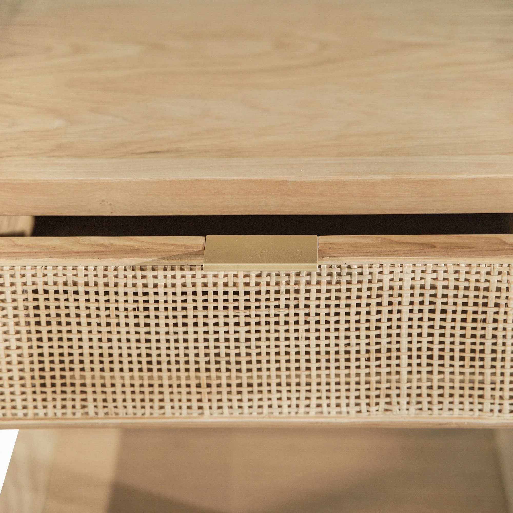 Rattan Side Table - Natural - Image 7