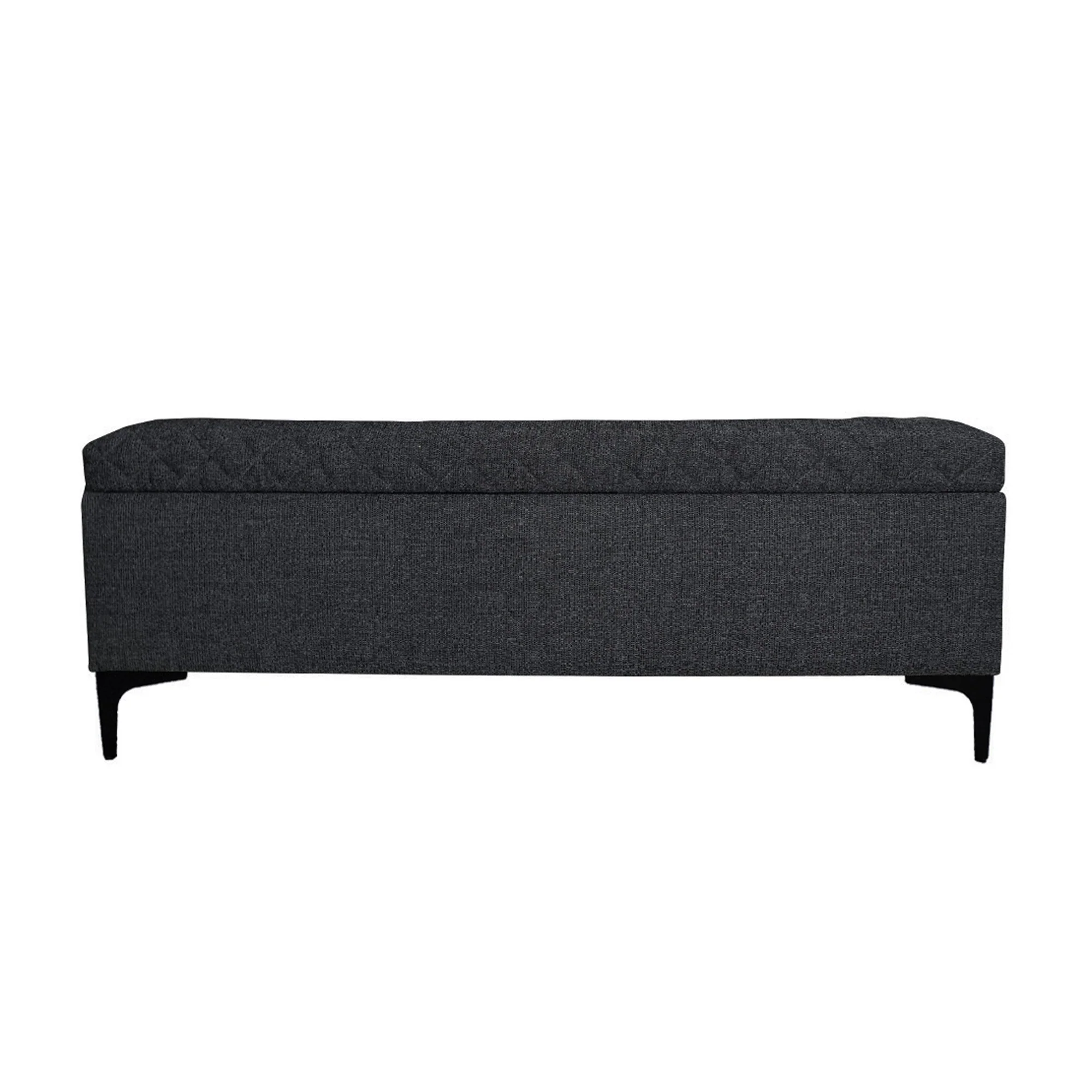 Reece Storage Bench - Charcoal Grey - Image 4