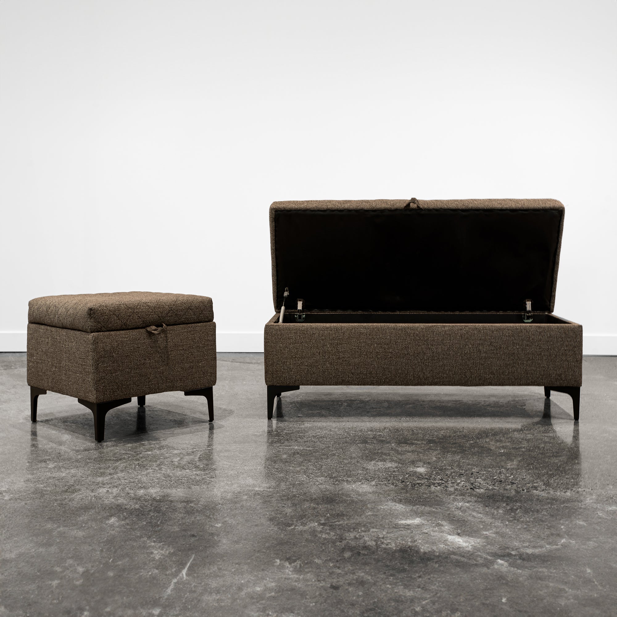Reece Storage Bench - Medium Brown - Image 4