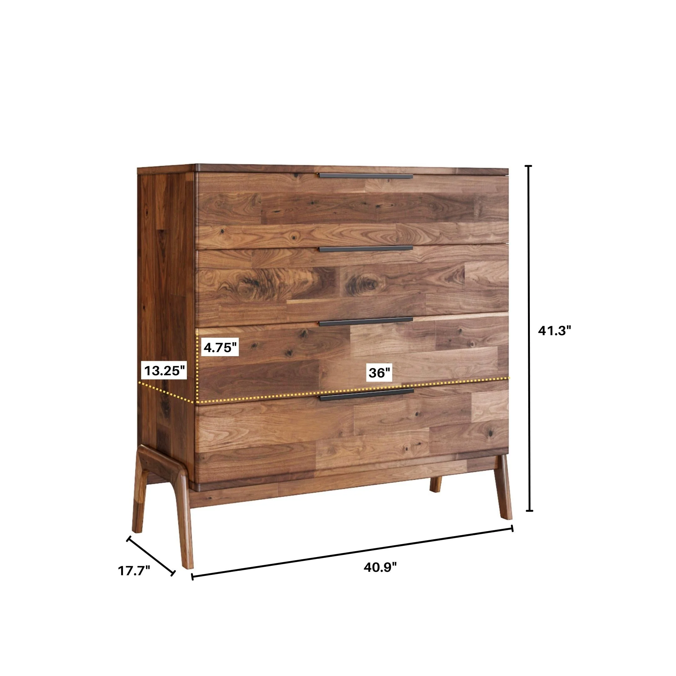 Remix 4 Drawer Chest - Image 3