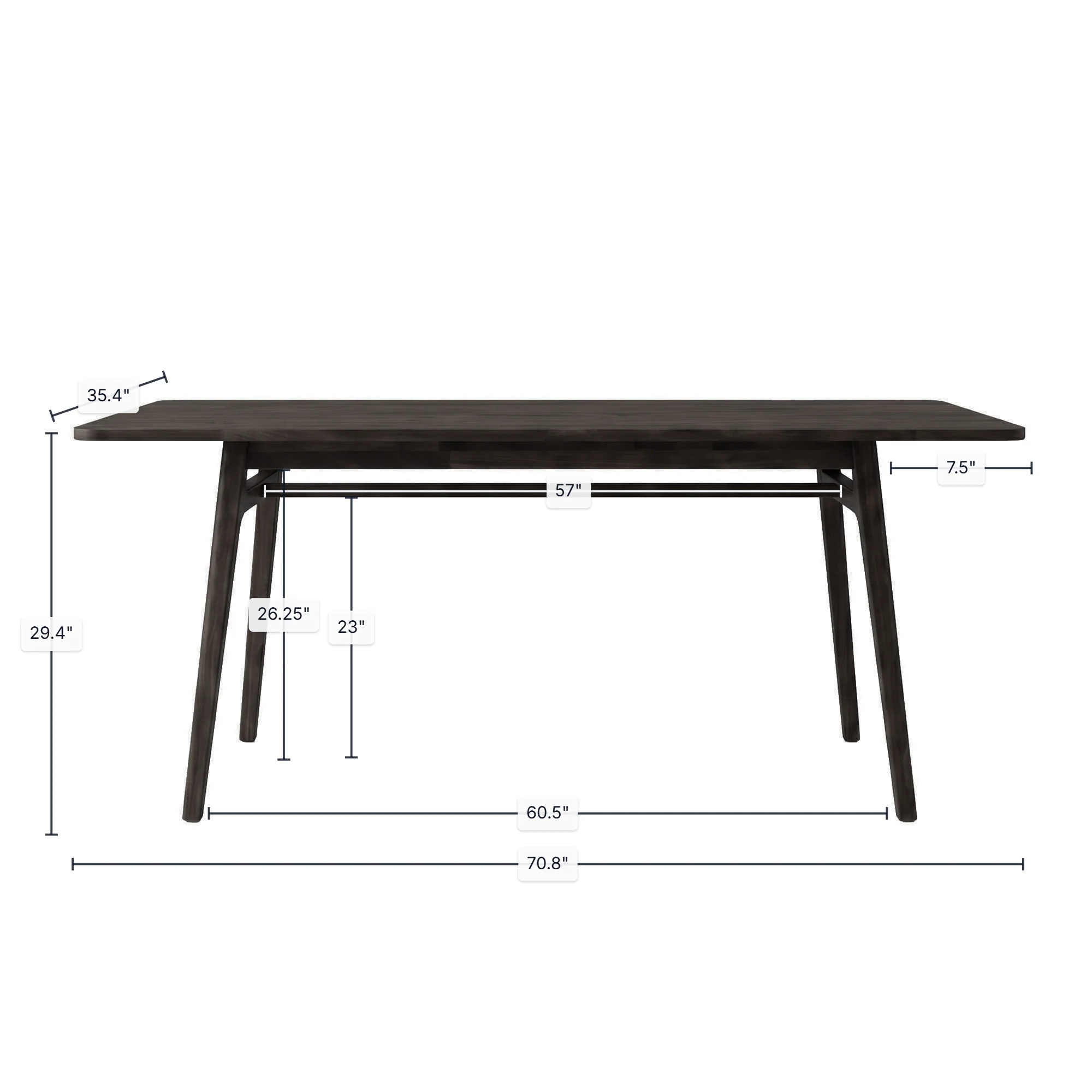 Remix Dining Table - Antique Black - Image 3