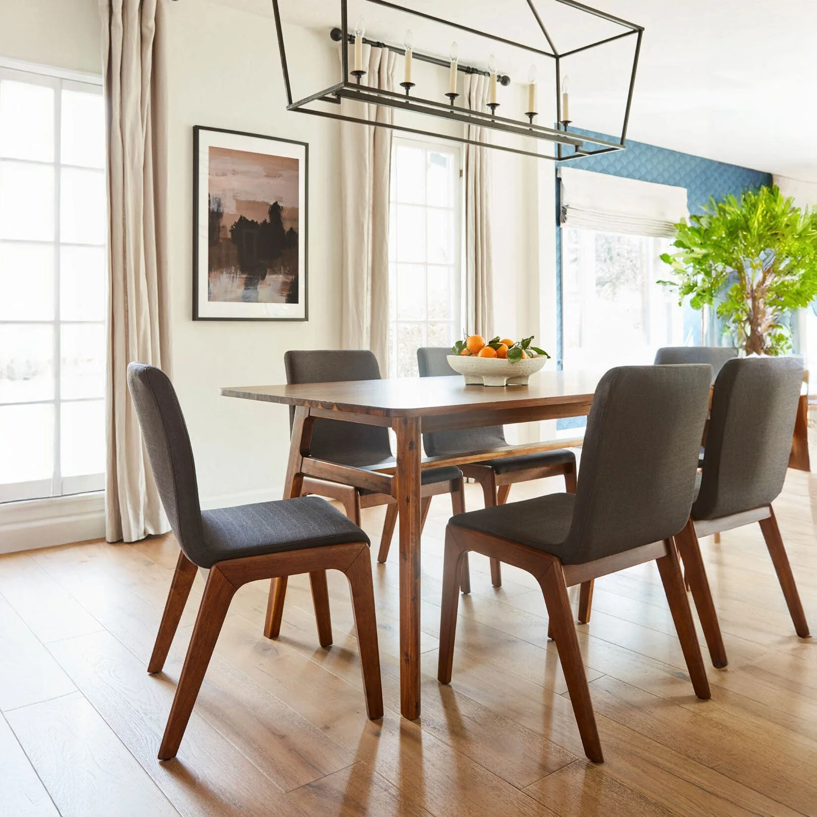 Remix Dining Table Set w/ Grey Chairs - Image 2