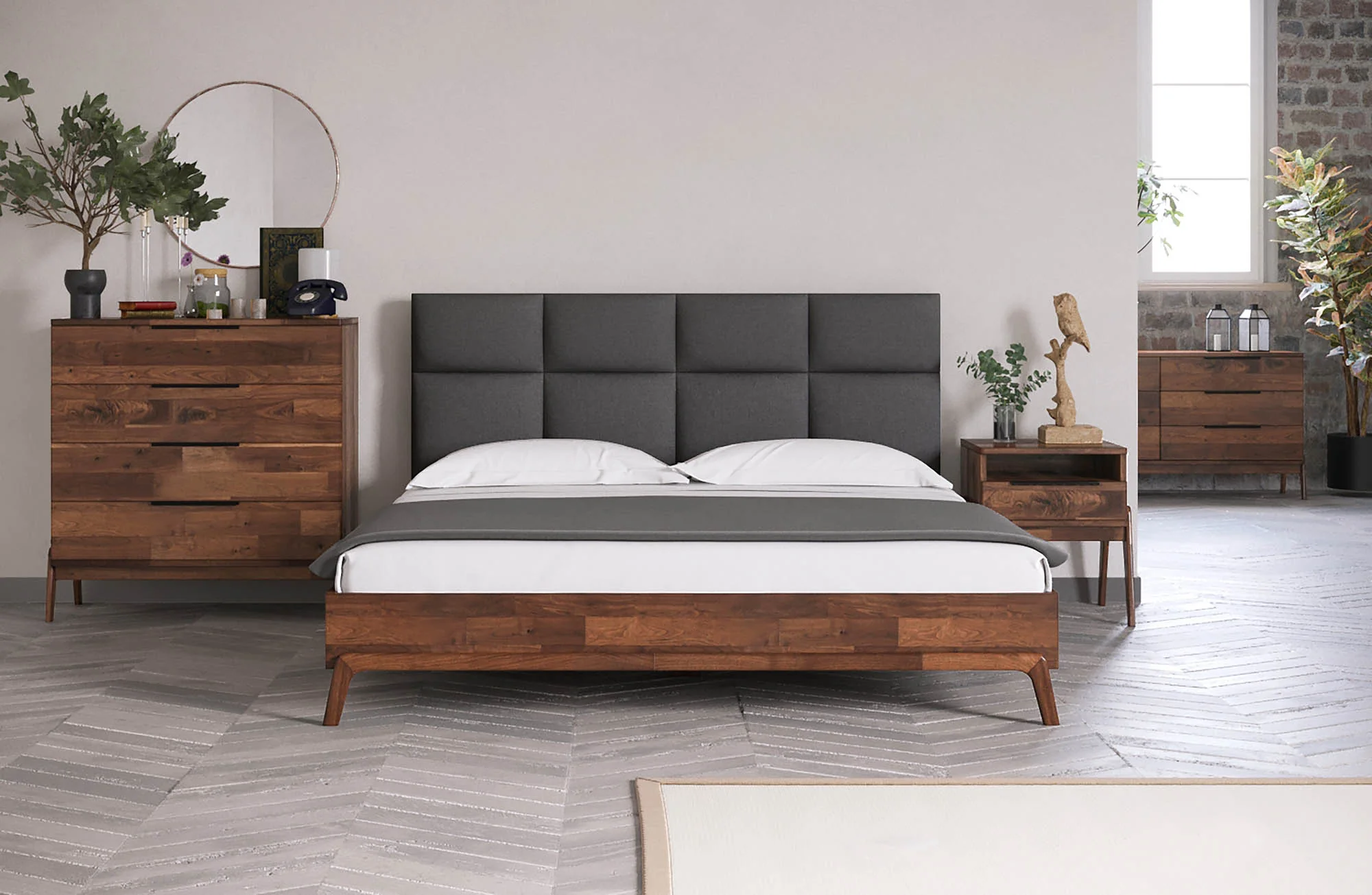 Remix King Bed - Grey - Assembly Variance - Image 12