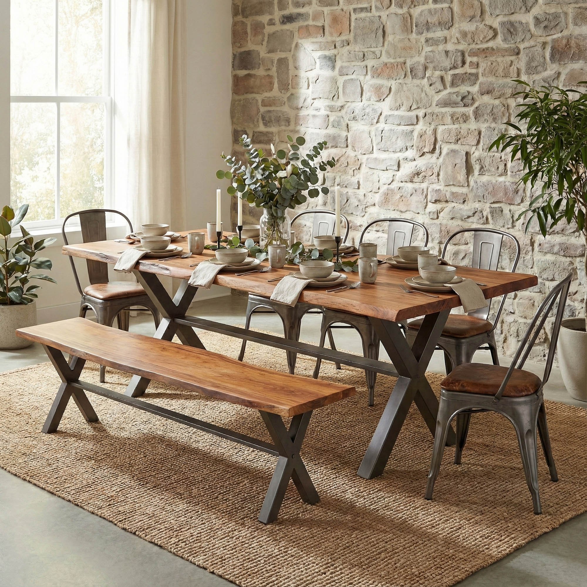 Restore Dining Table 98" - Image 10