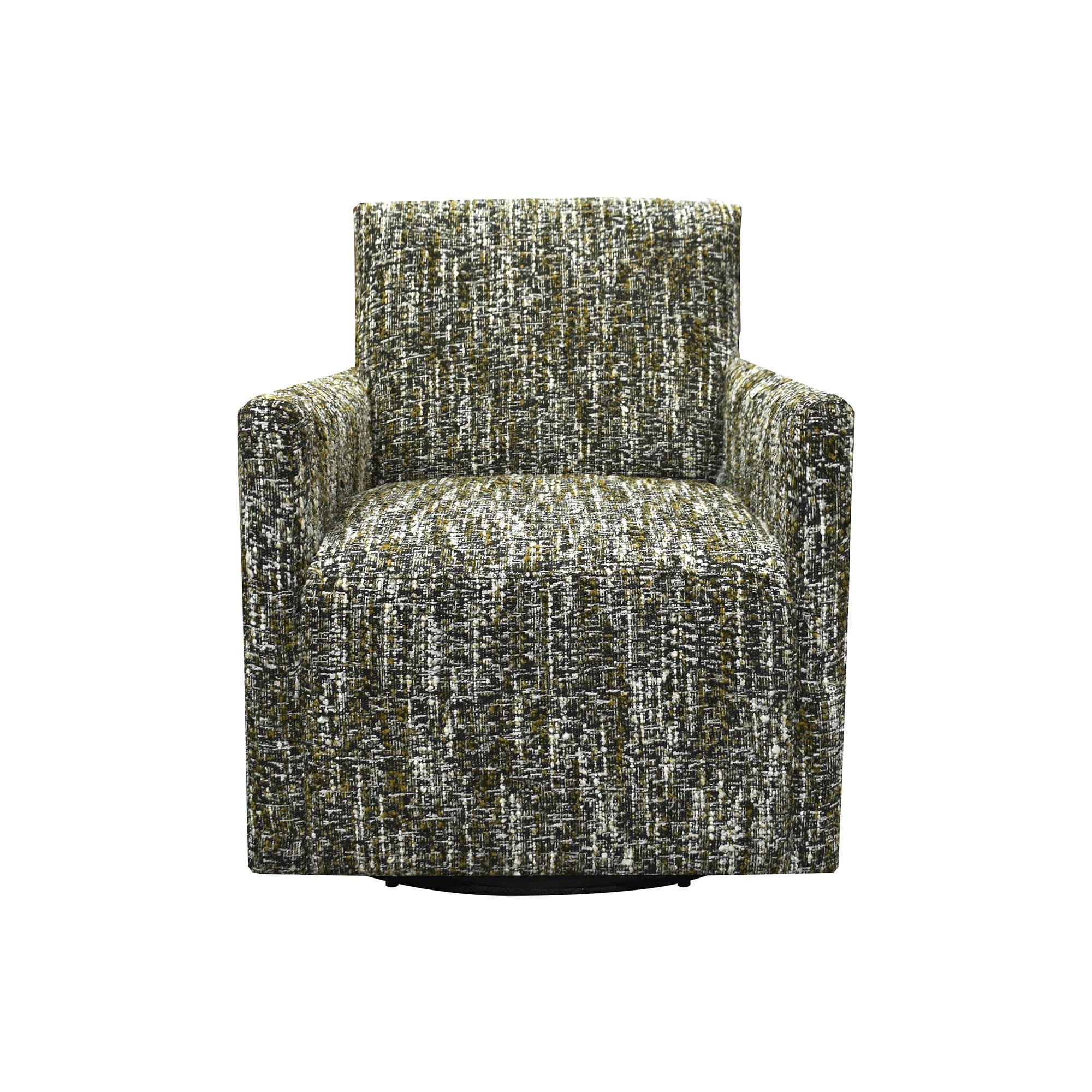 Riley Swivel Club Chair - Paris Green - Image 4