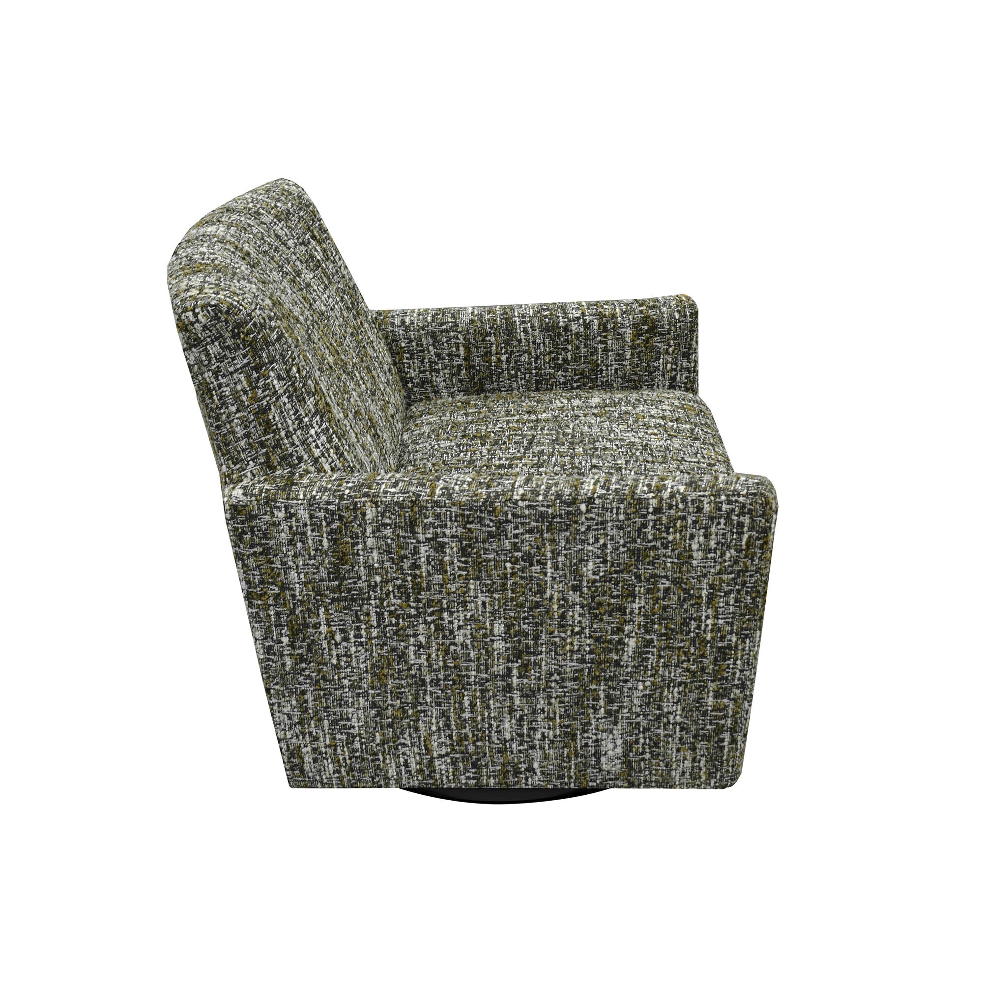 Riley Swivel Club Chair - Paris Green - Image 8