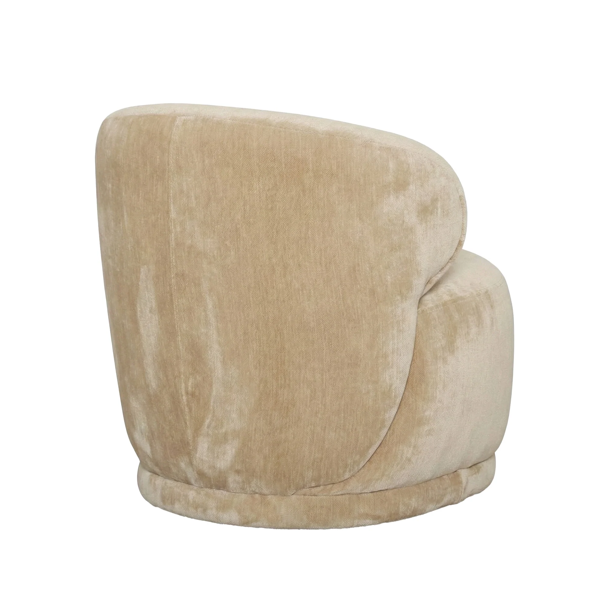 Rollo Club Chair - Distressed Velvet Natural - Image 6
