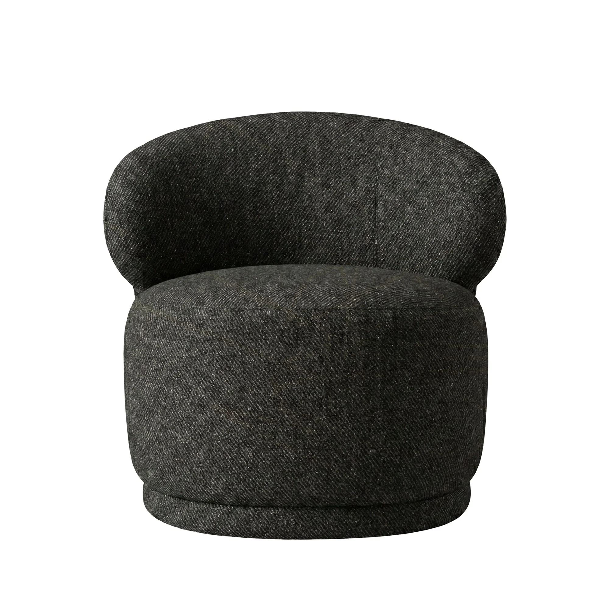 Rollo Club Chair - Twill Charcoal - Image 4
