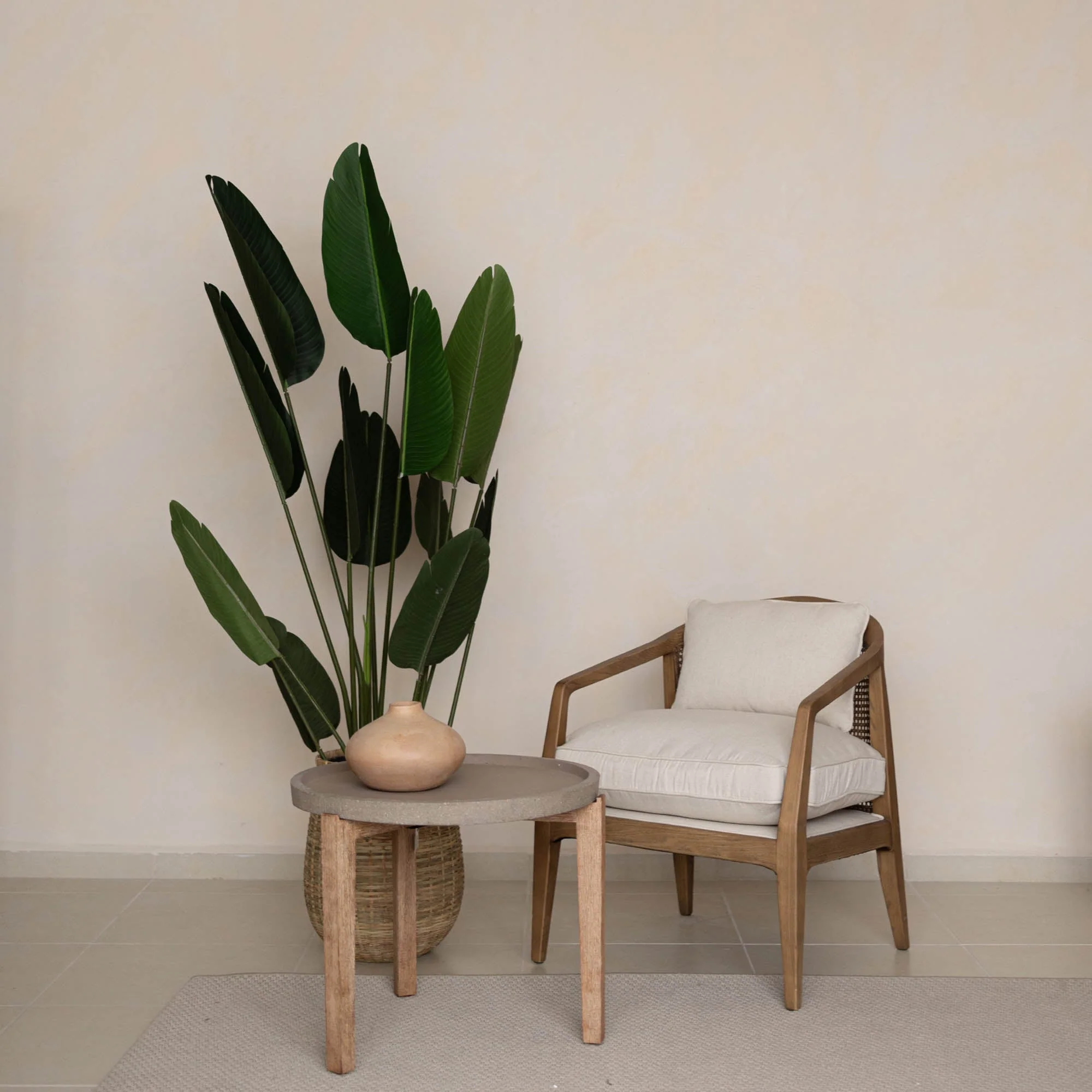 Rosa Club Chair - Sand Boucle - Image 9