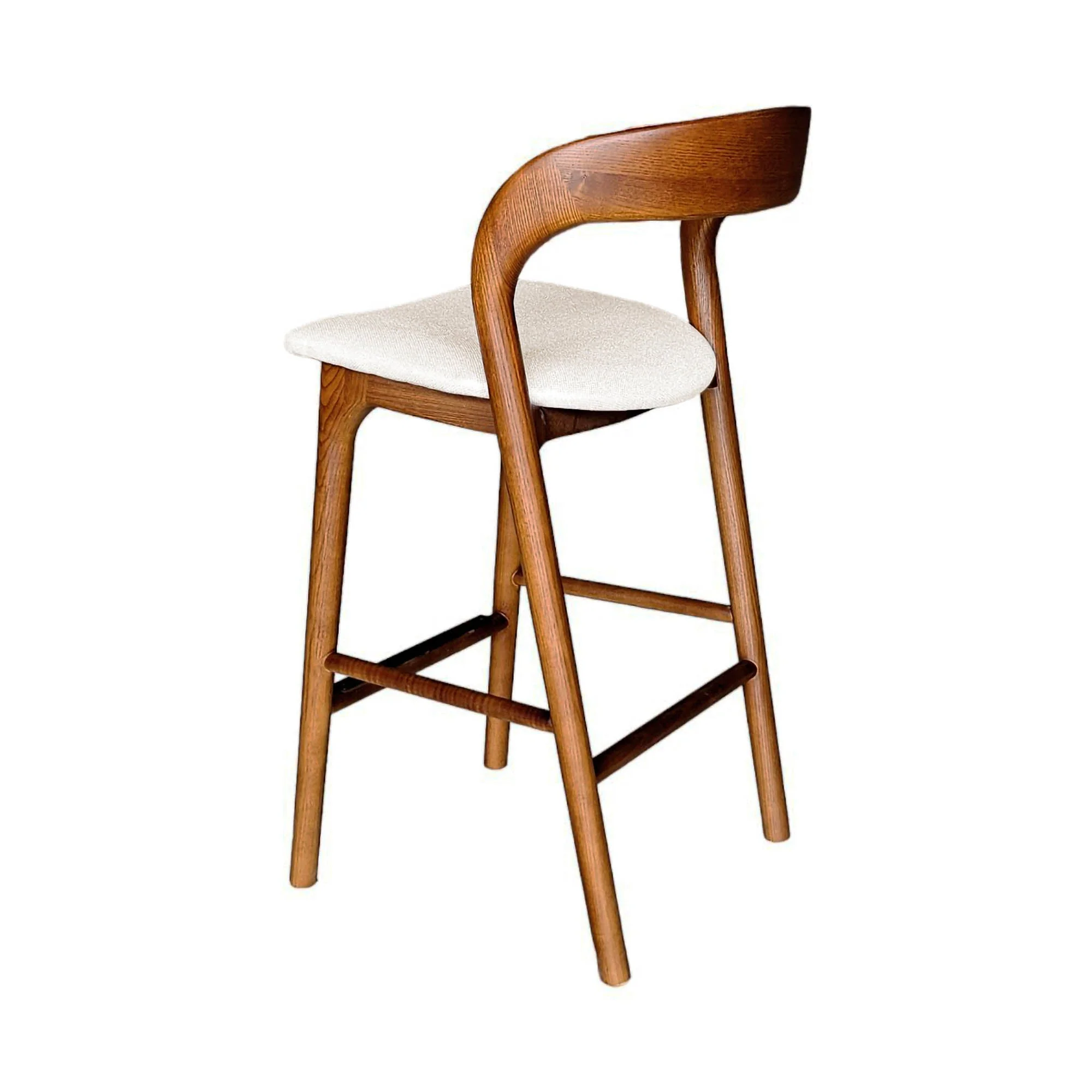 Rotondo Counter Stool - Walnut Brown - Image 10