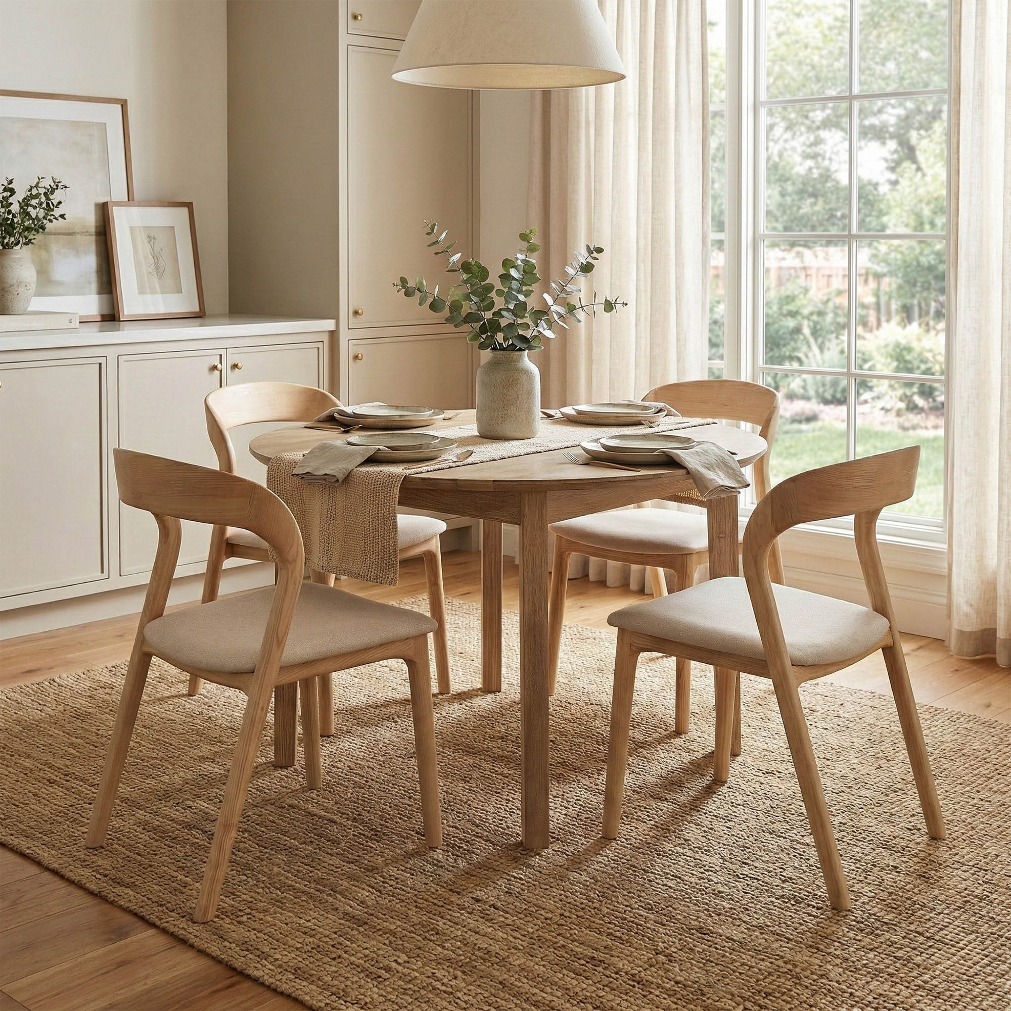 Rotondo Dining Chair - Natural - Image 2