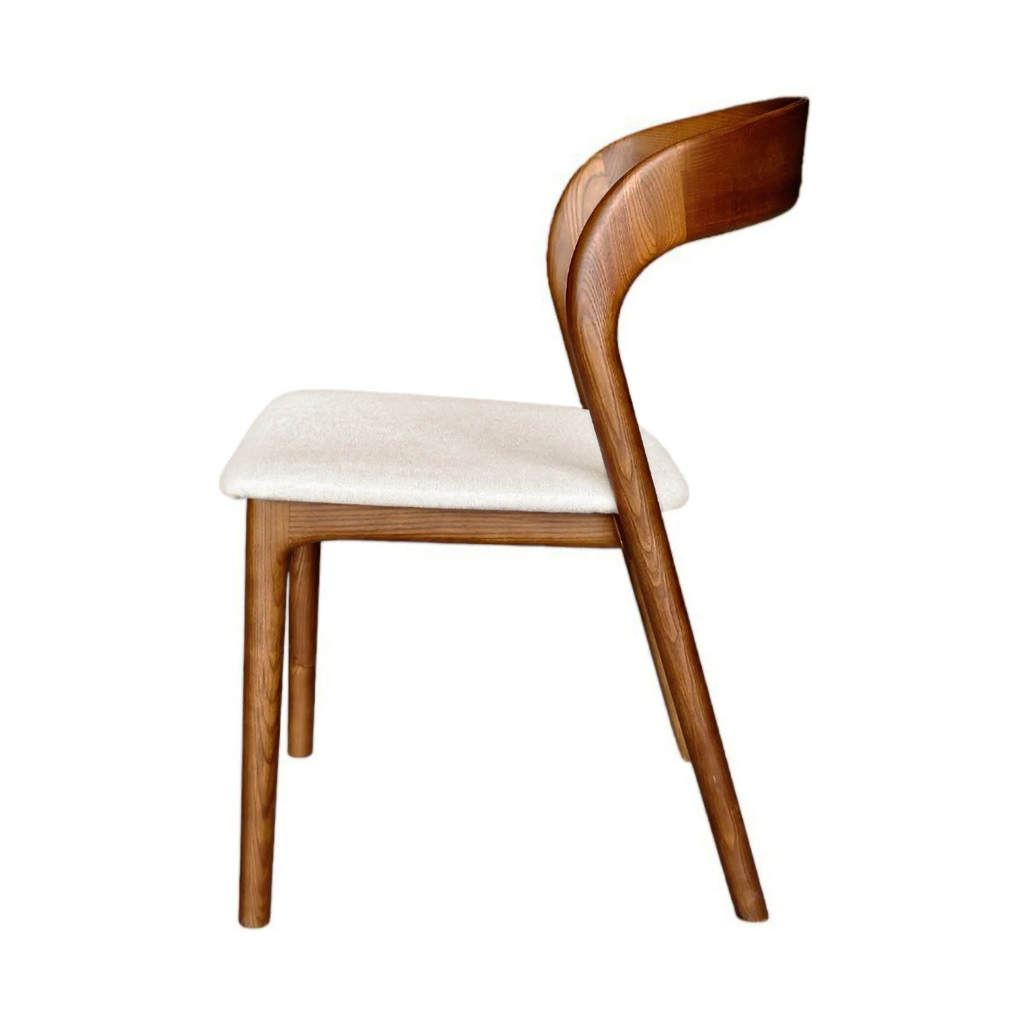 Rotondo Dining Chair - Walnut Brown - Image 11