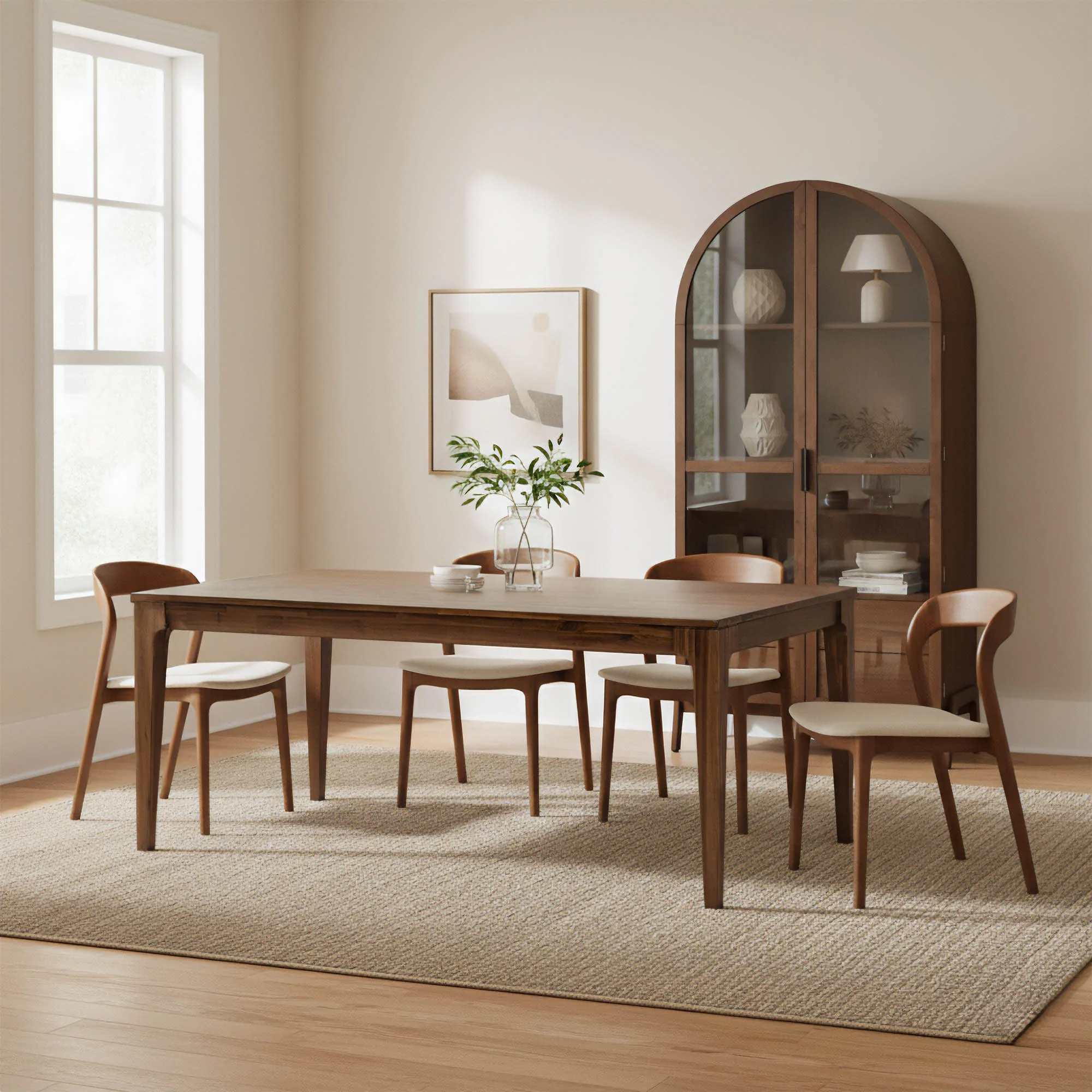 Rotondo Dining Chair - Walnut Brown - Image 3