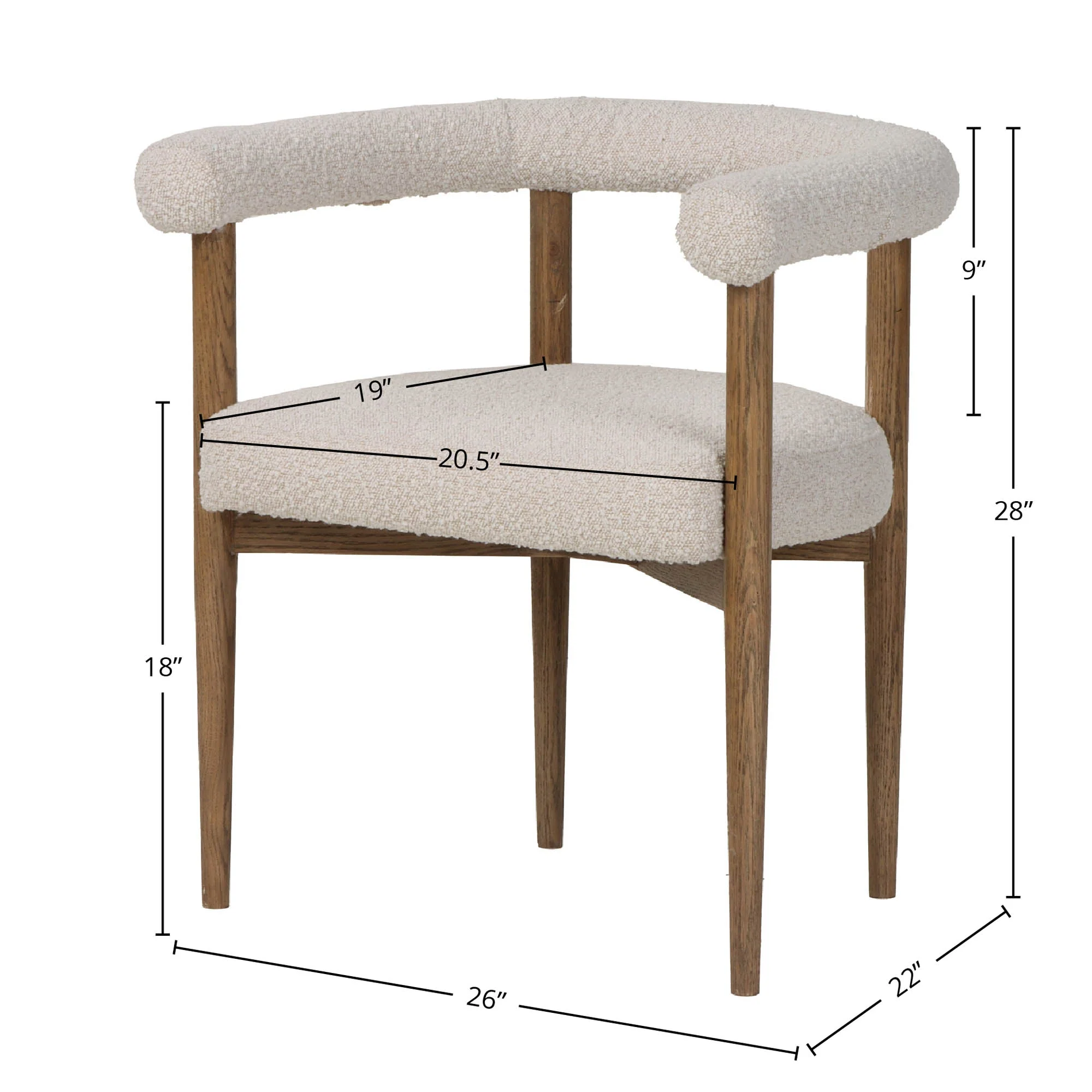 Round Dining Chair - Image 3