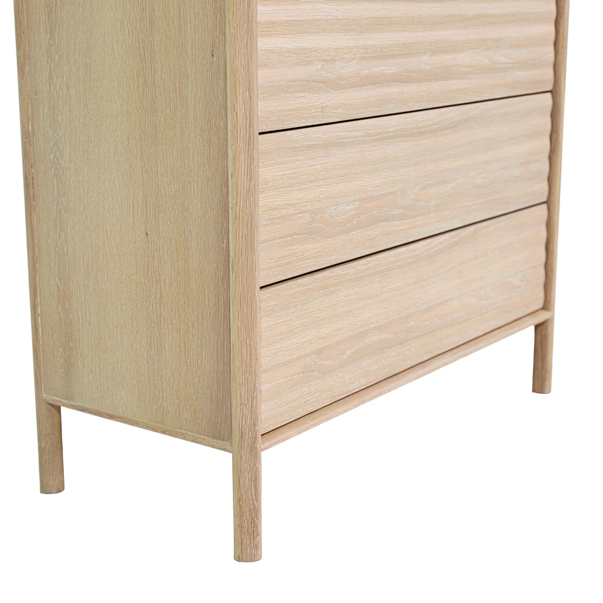 Runway 5 Drawer Chest - Light Oak - Image 11