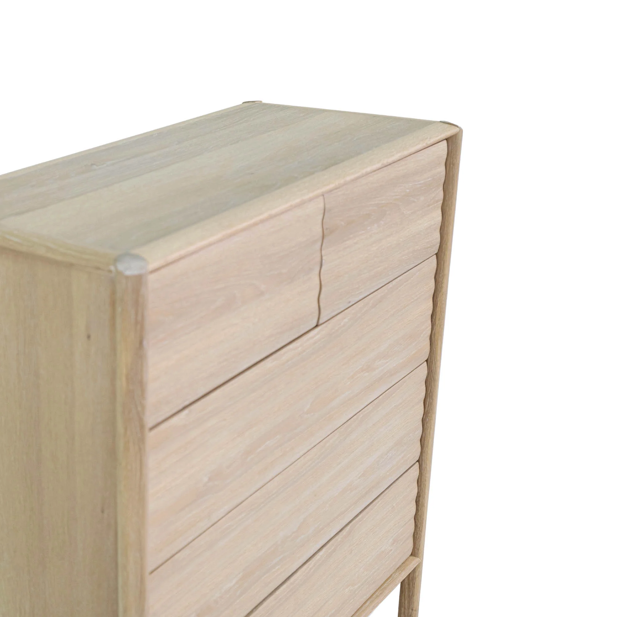 Runway 5 Drawer Chest - Light Oak - Image 9