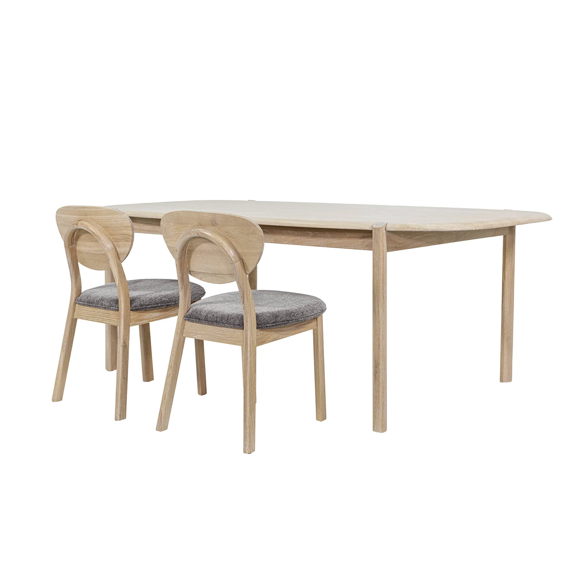 Runway Large Dining Table 82" - Light Oak - Image 11