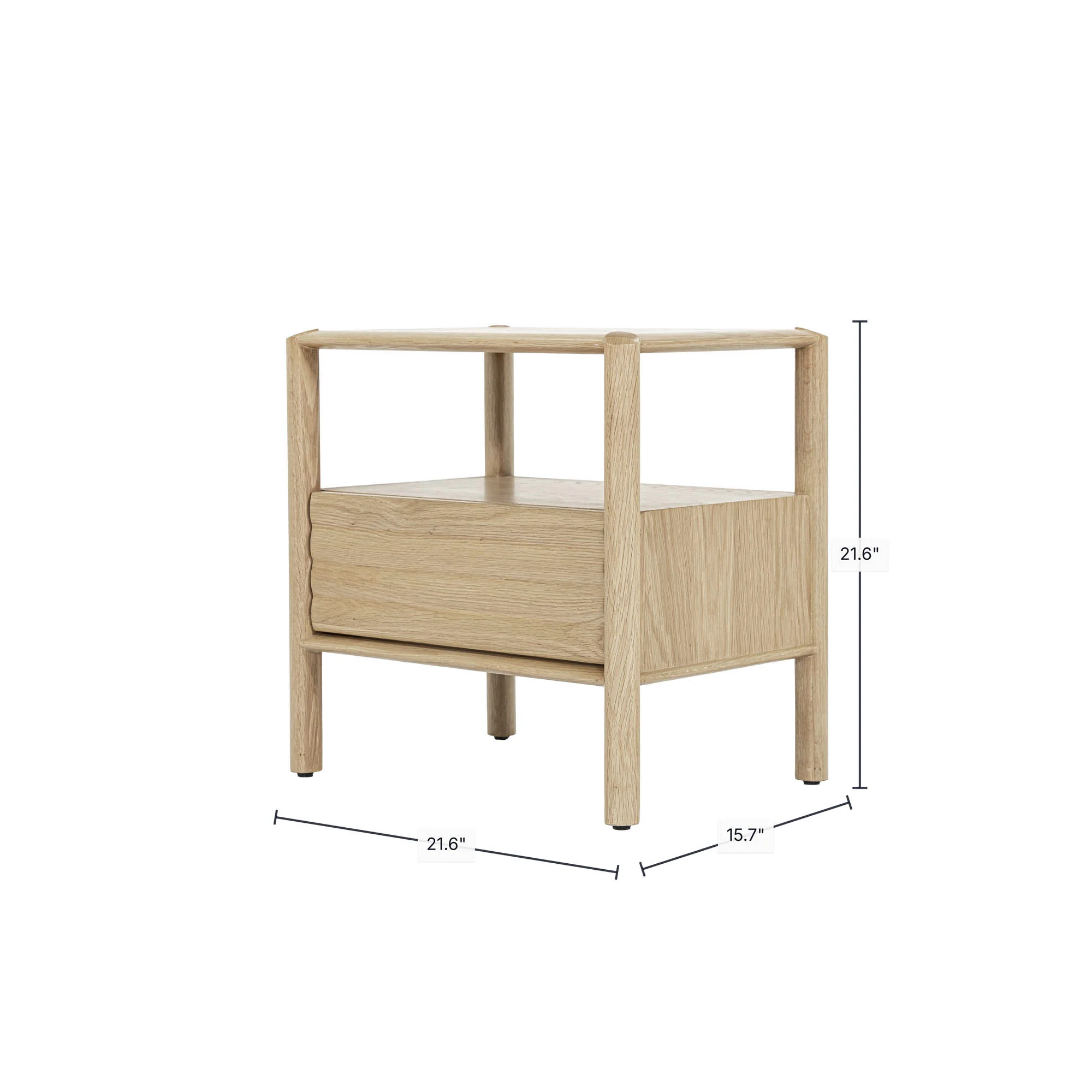 Runway Nightstand - Light Oak - Image 3