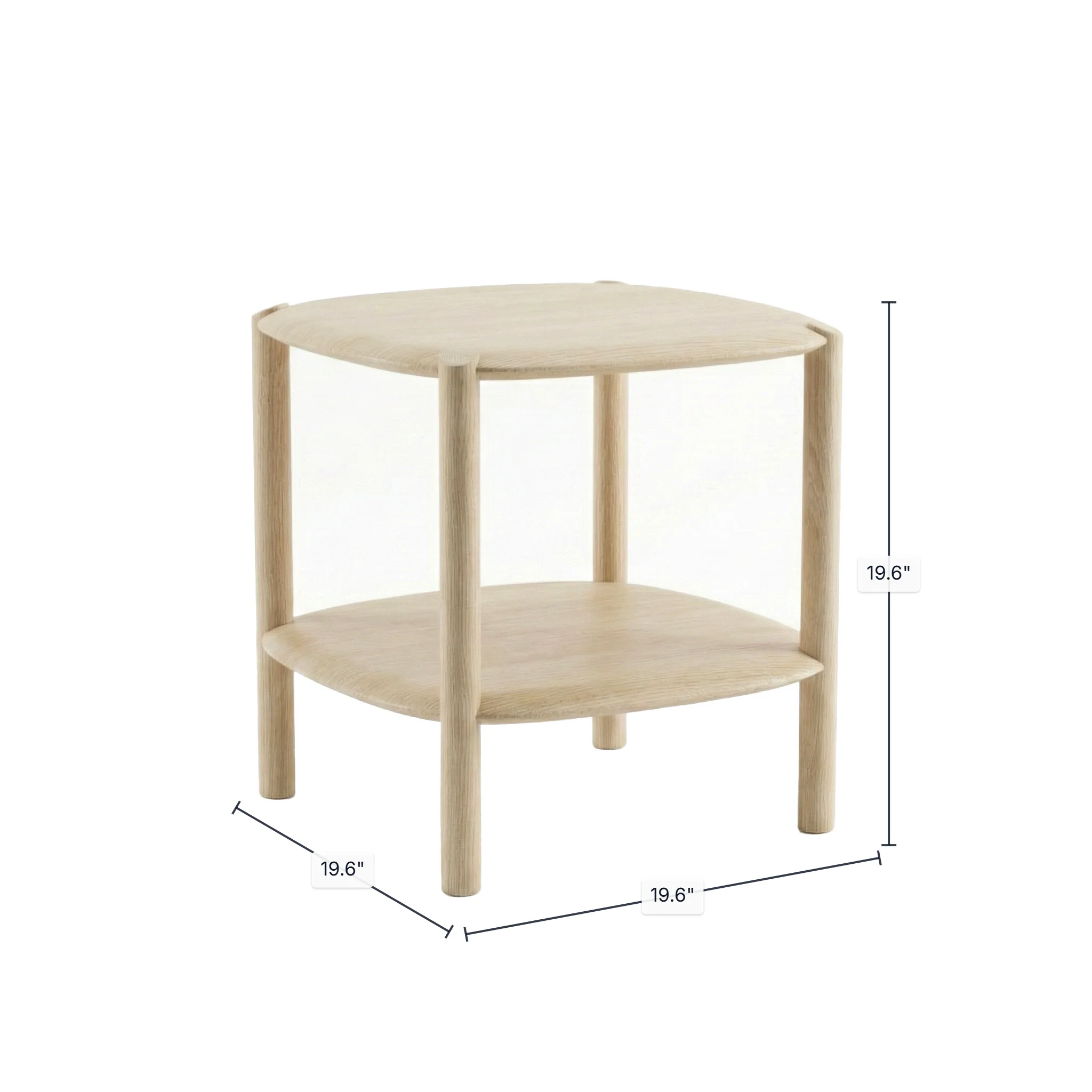 Runway Side Table - Light Oak - Image 3