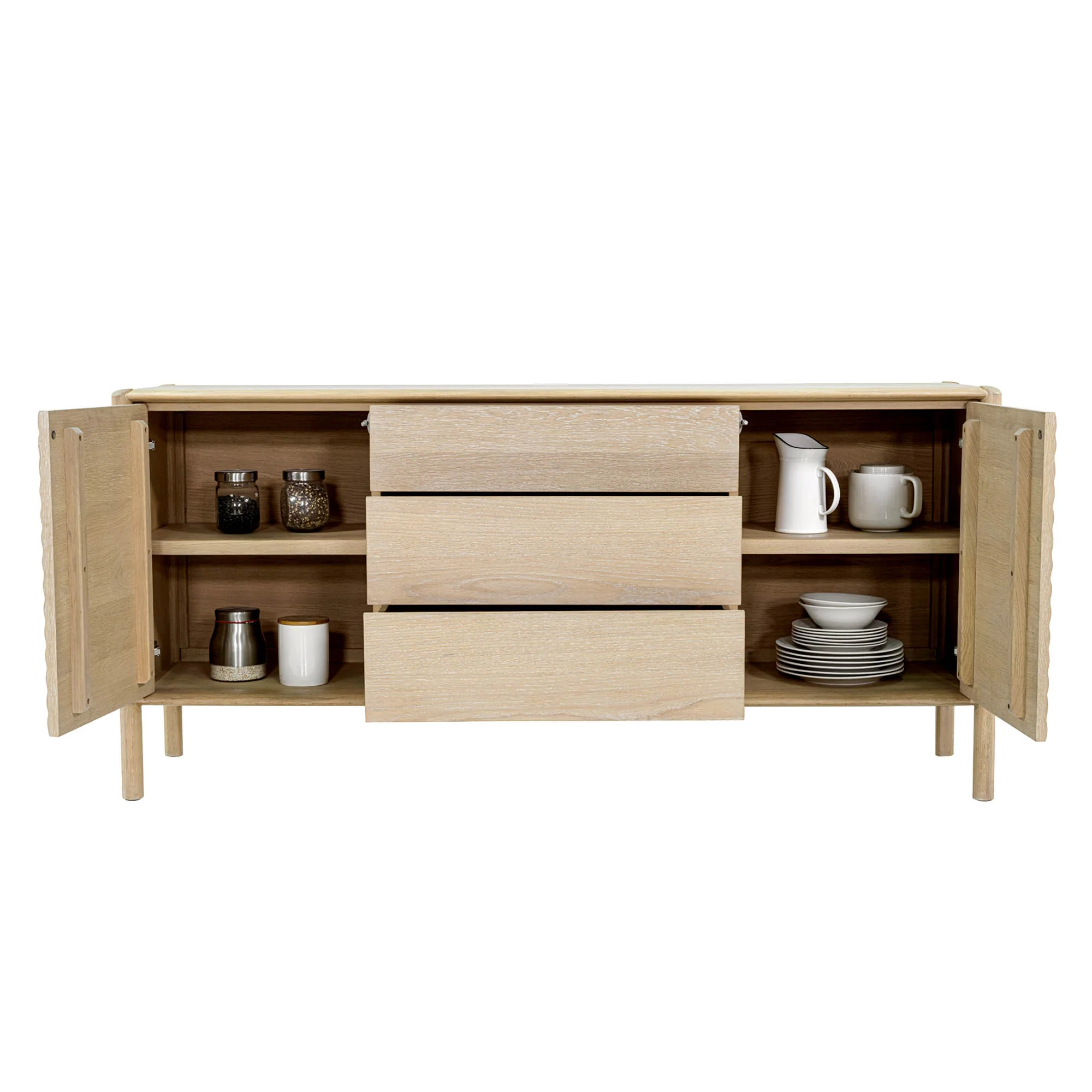 Runway Sideboard - Light Oak - Image 6