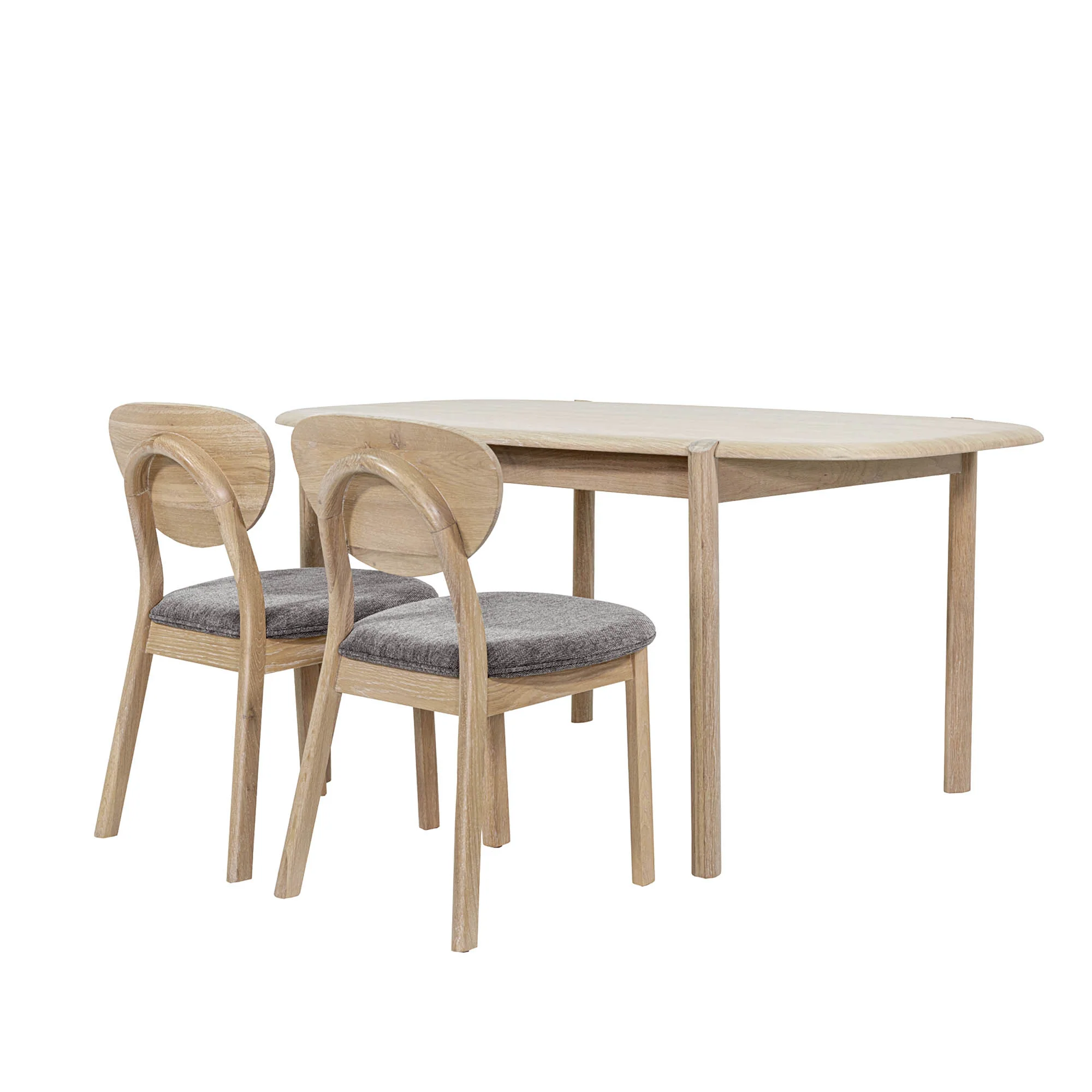 Runway Small Dining Table 62" - Light Oak - Image 5
