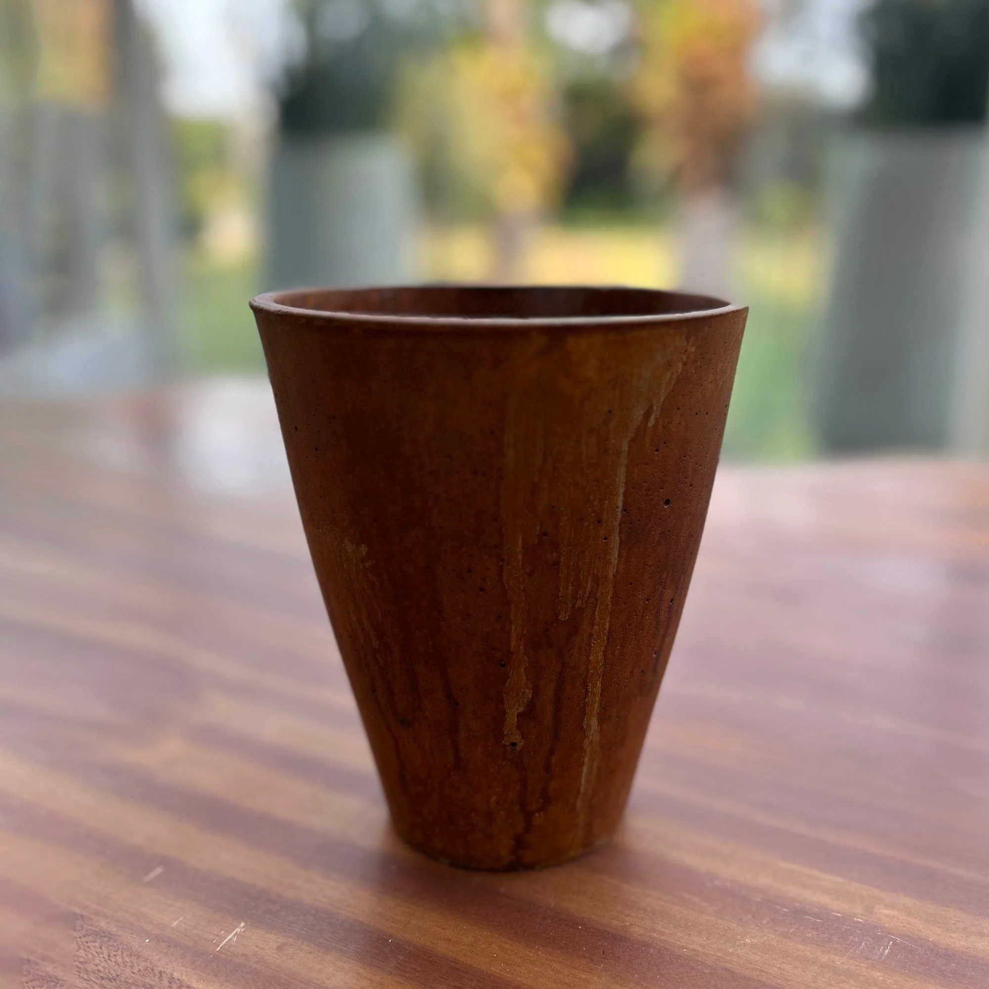 Rustic Medium Vase - Corten - Image 2