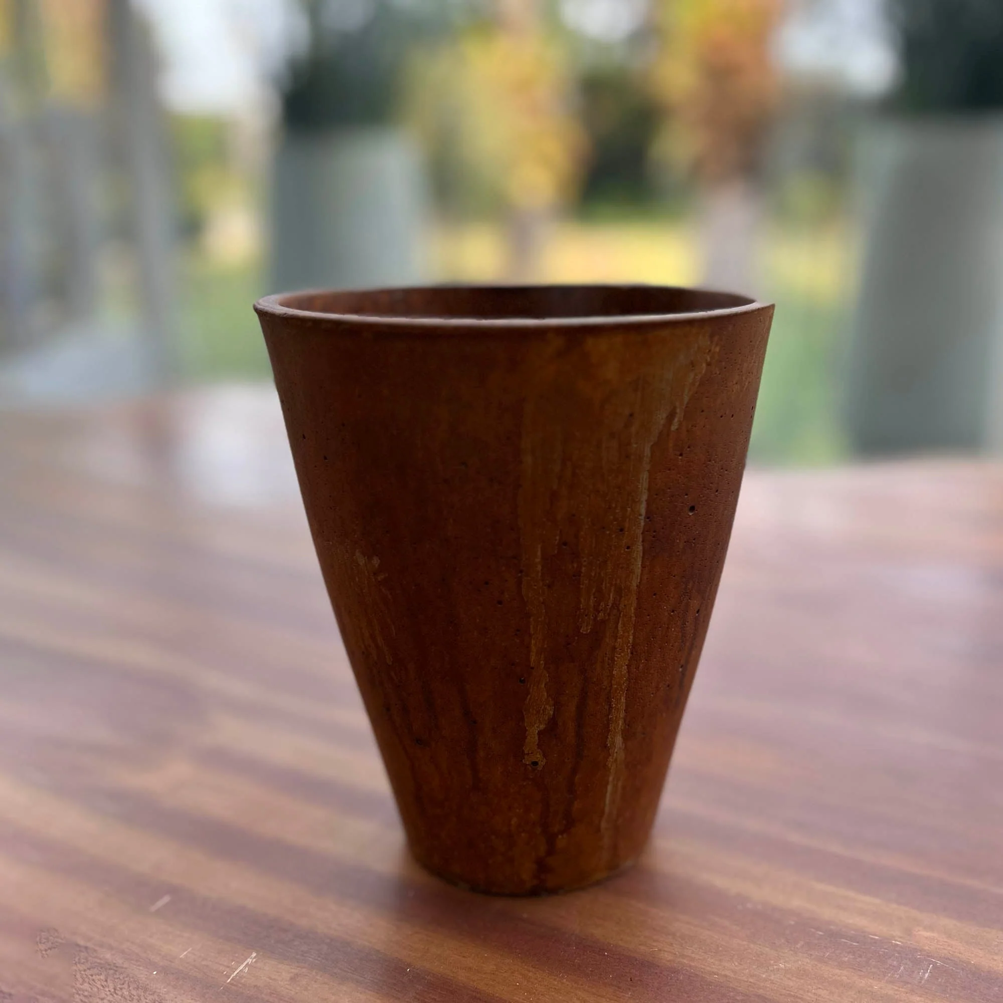 Rustic Small Vase - Corten - Image 2
