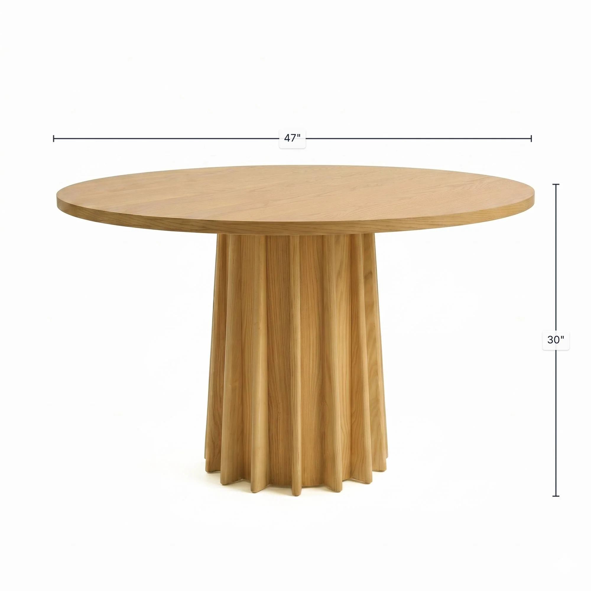 Sculpture Dining Table - Natural - Image 3