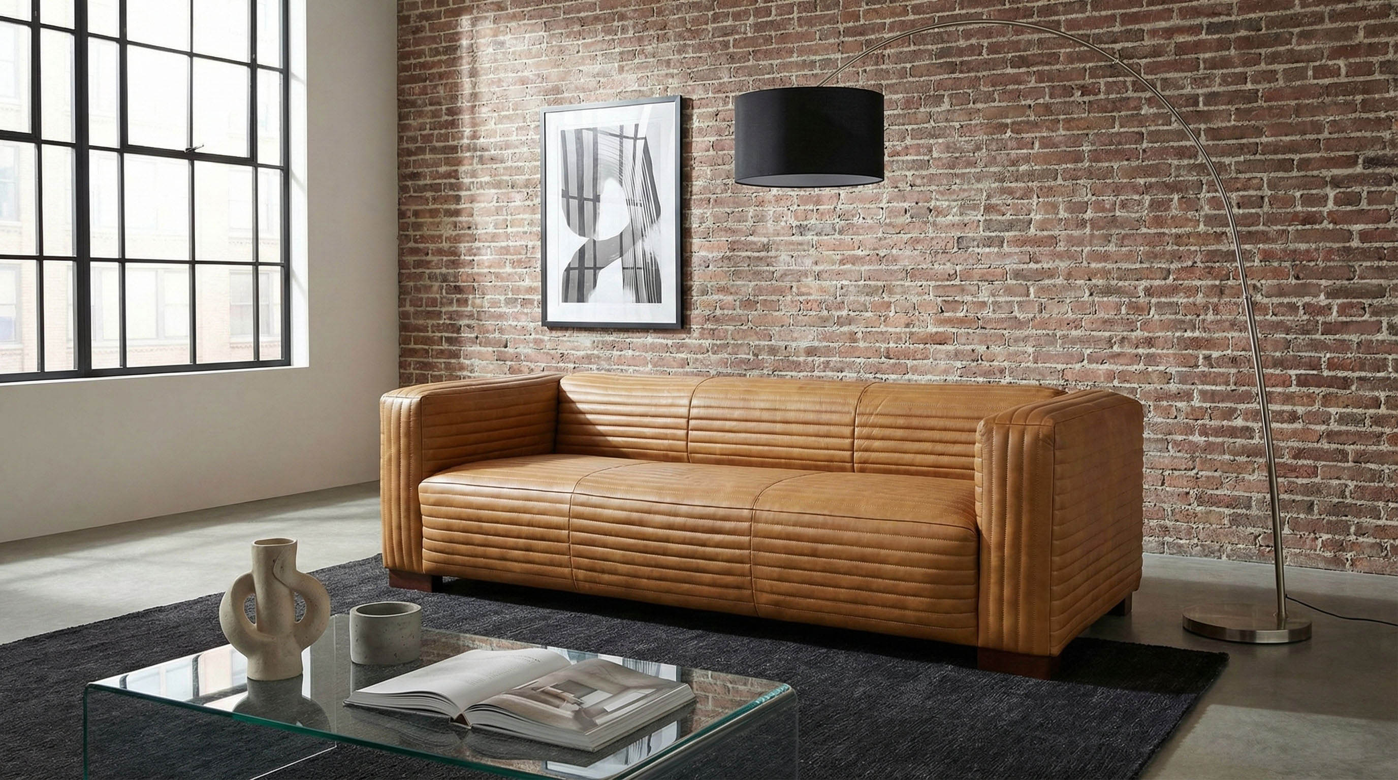 Strata Sofa - Latte - Image 10