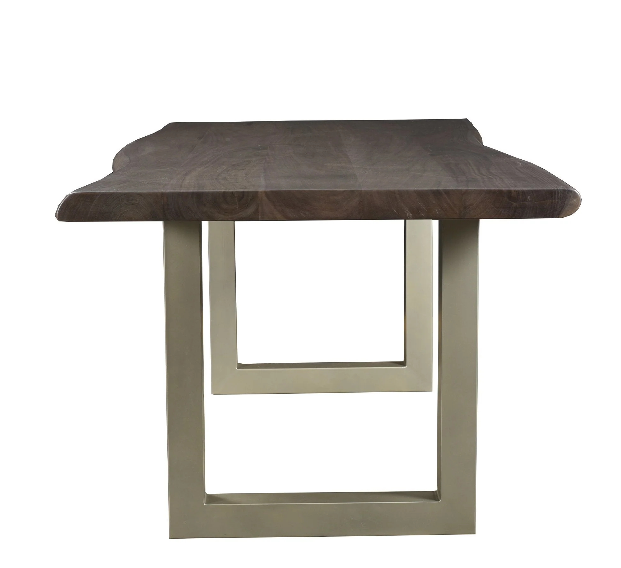 TAJ Dining Table - Vinegar Matte Top/ U Tube Metal Base - Image 5