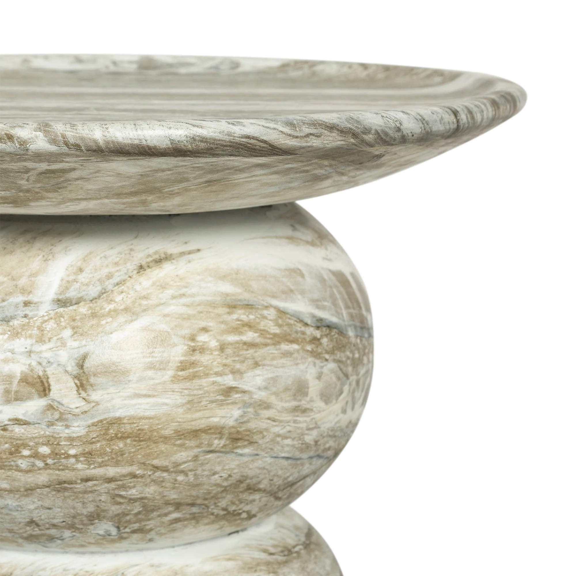 Temple Side Table - Grey Mist - Image 6
