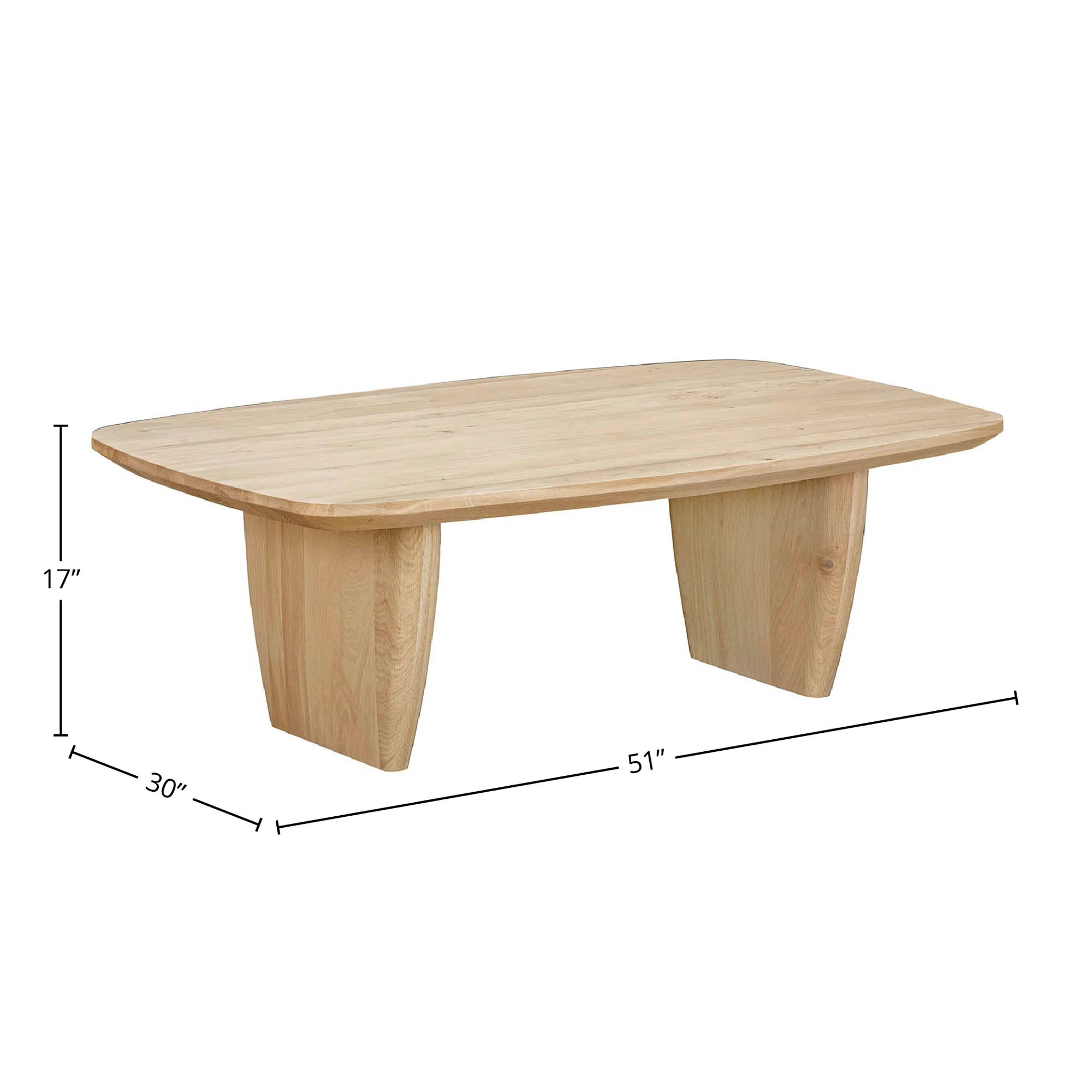 Tonic Coffee Table - Biscotti Oak - Image 3