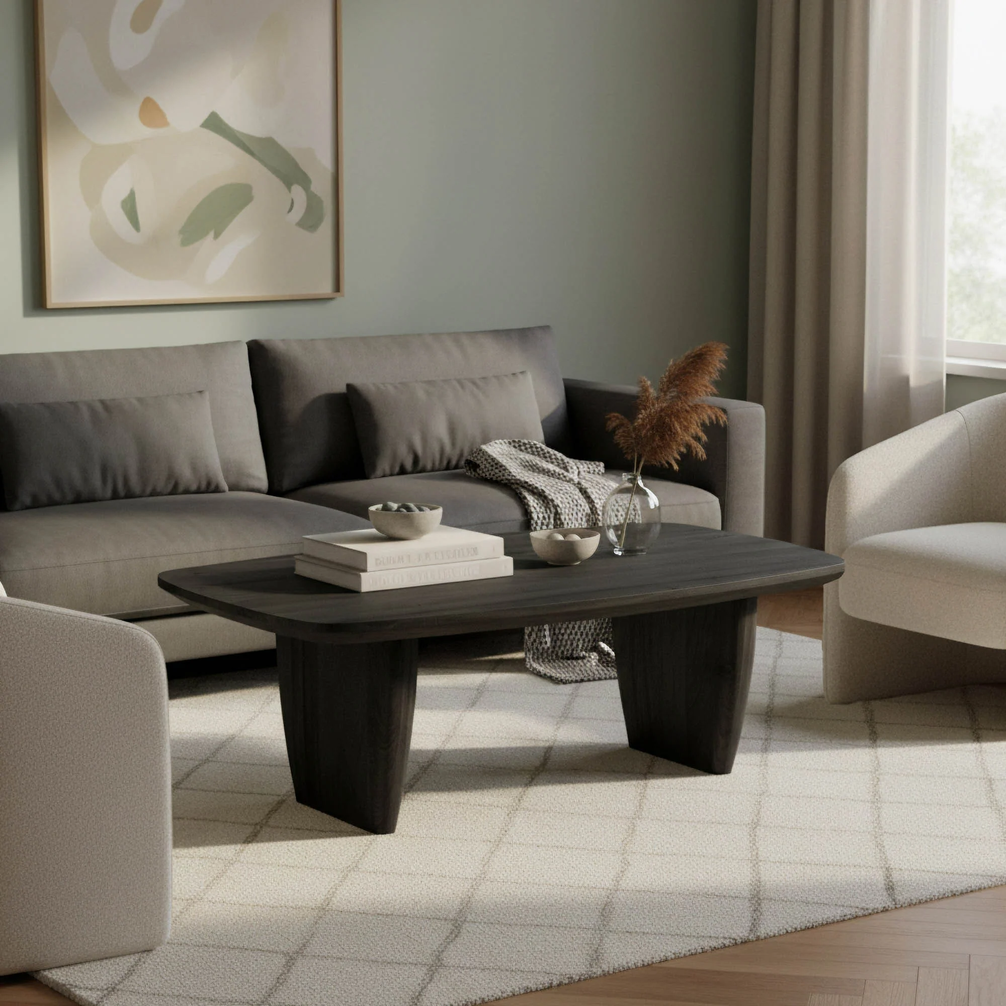 Tonic Coffee Table - Black Oak - Image 7
