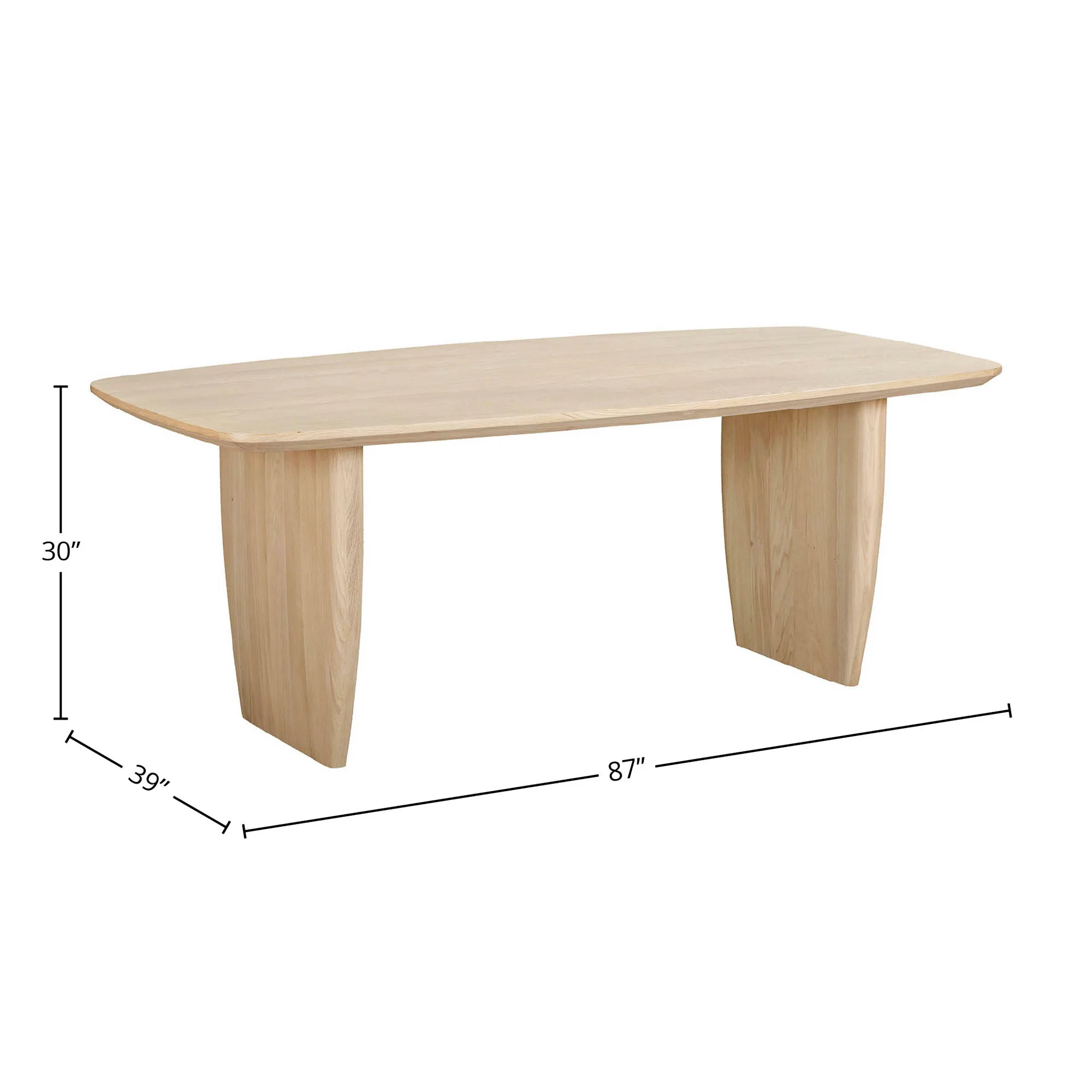 Tonic Dining Table - Biscotti Oak - Image 3