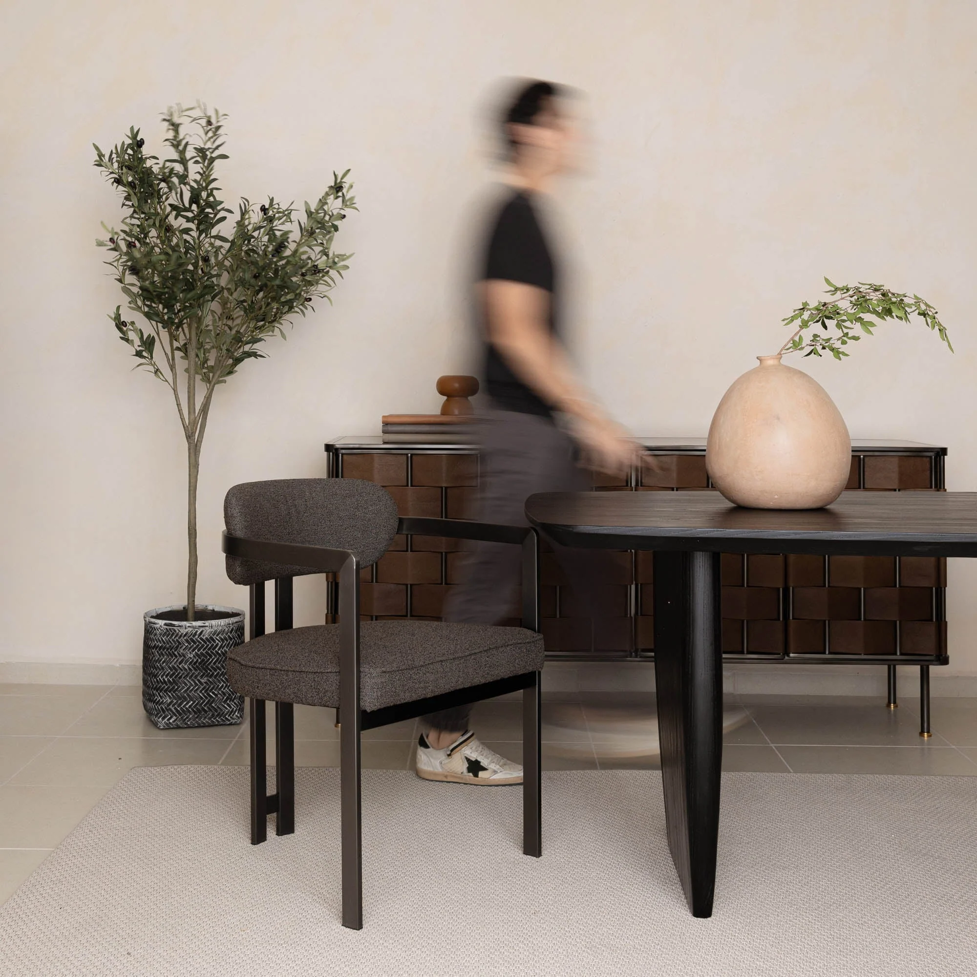 Tonic Dining Table - Black Oak - Image 11