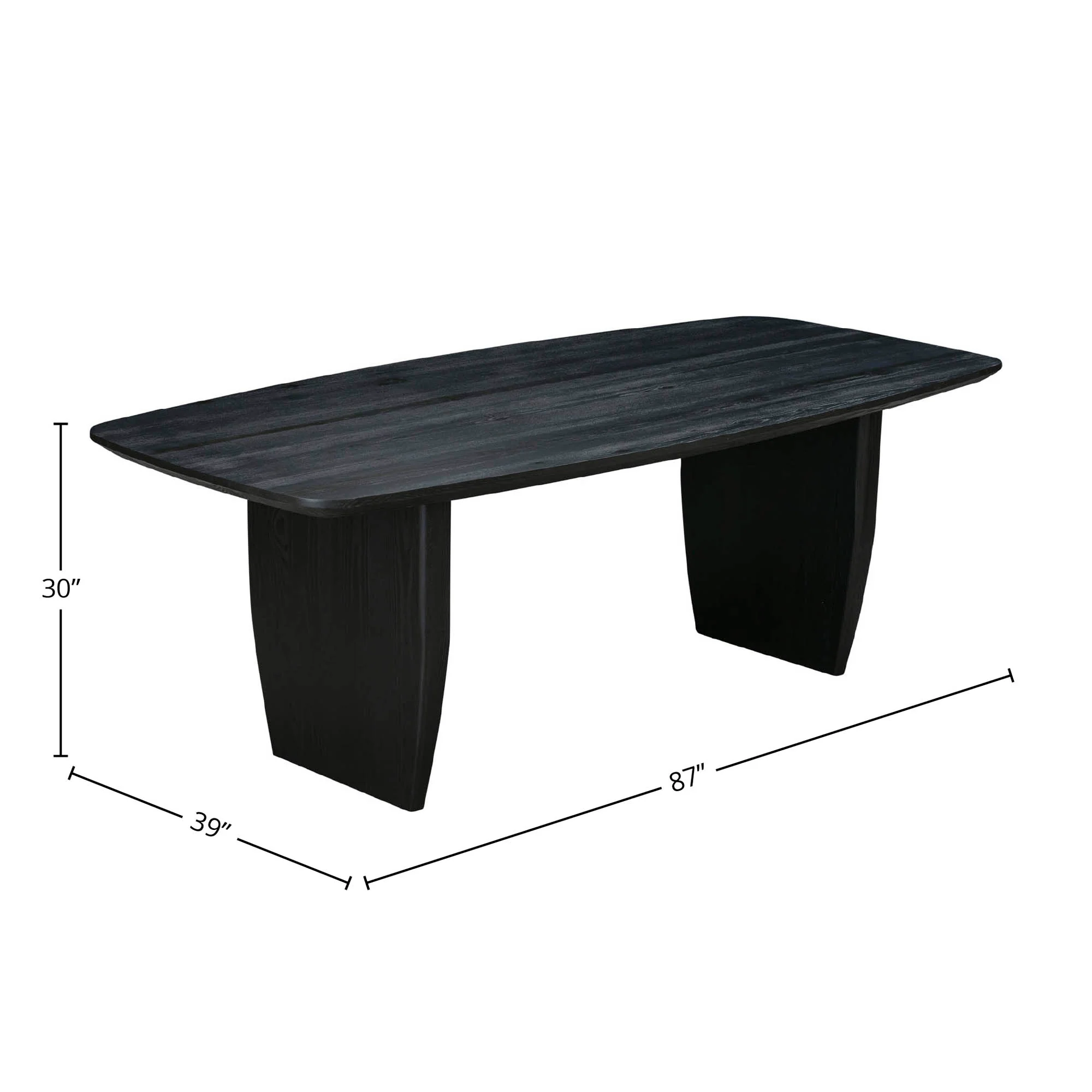 Tonic Dining Table - Black Oak - Image 3