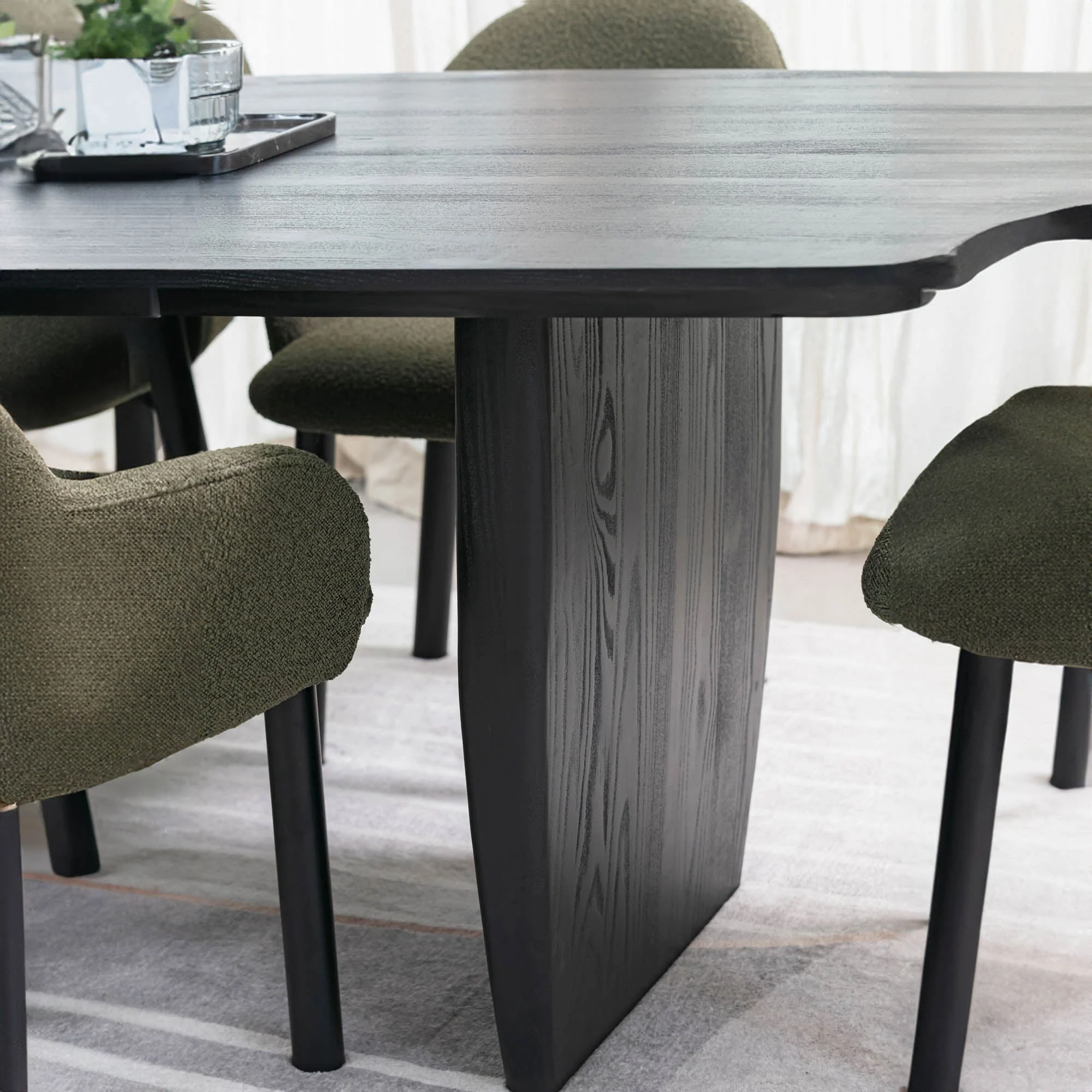 Tonic Dining Table - Black Oak - Image 6