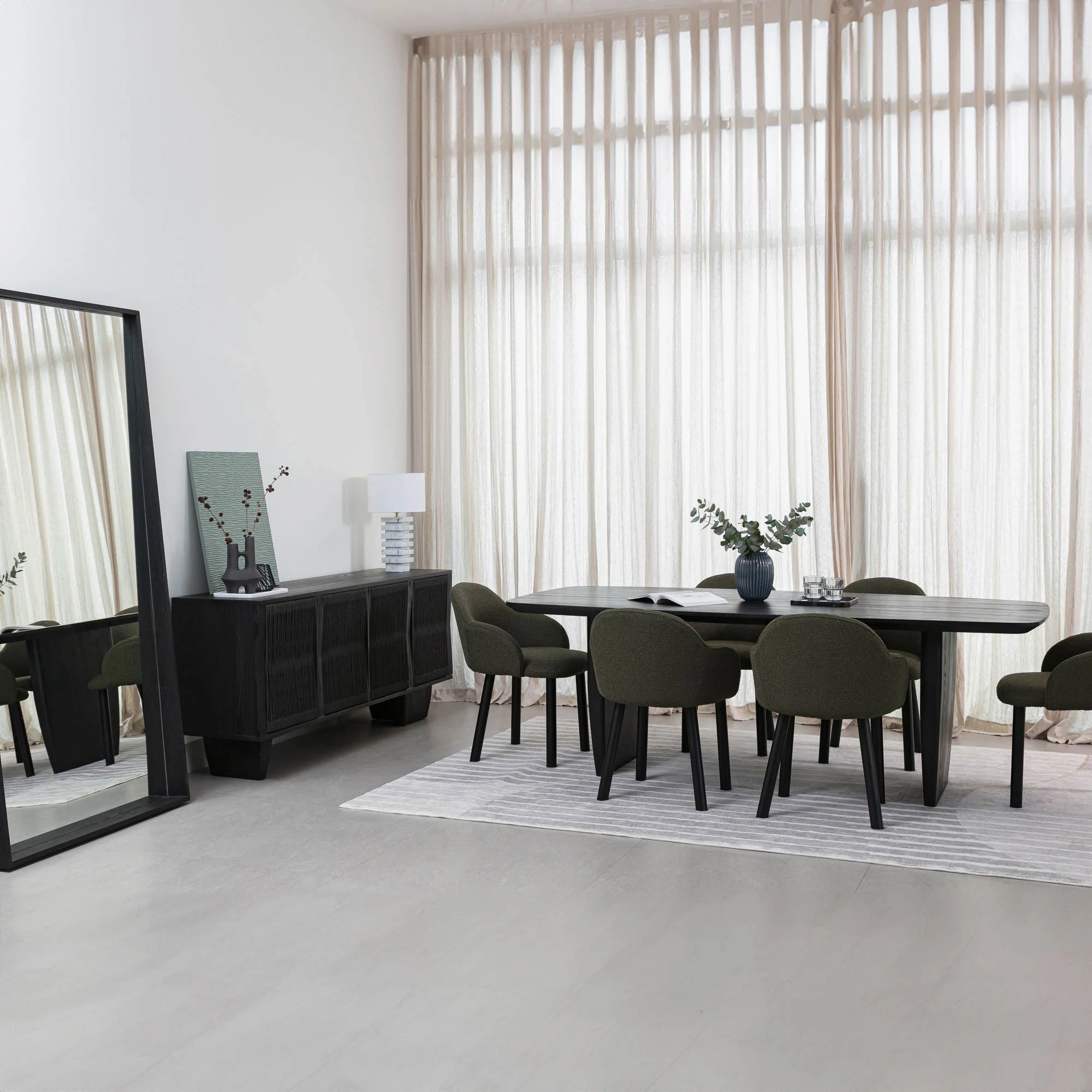 Tonic Dining Table - Black Oak - Image 7