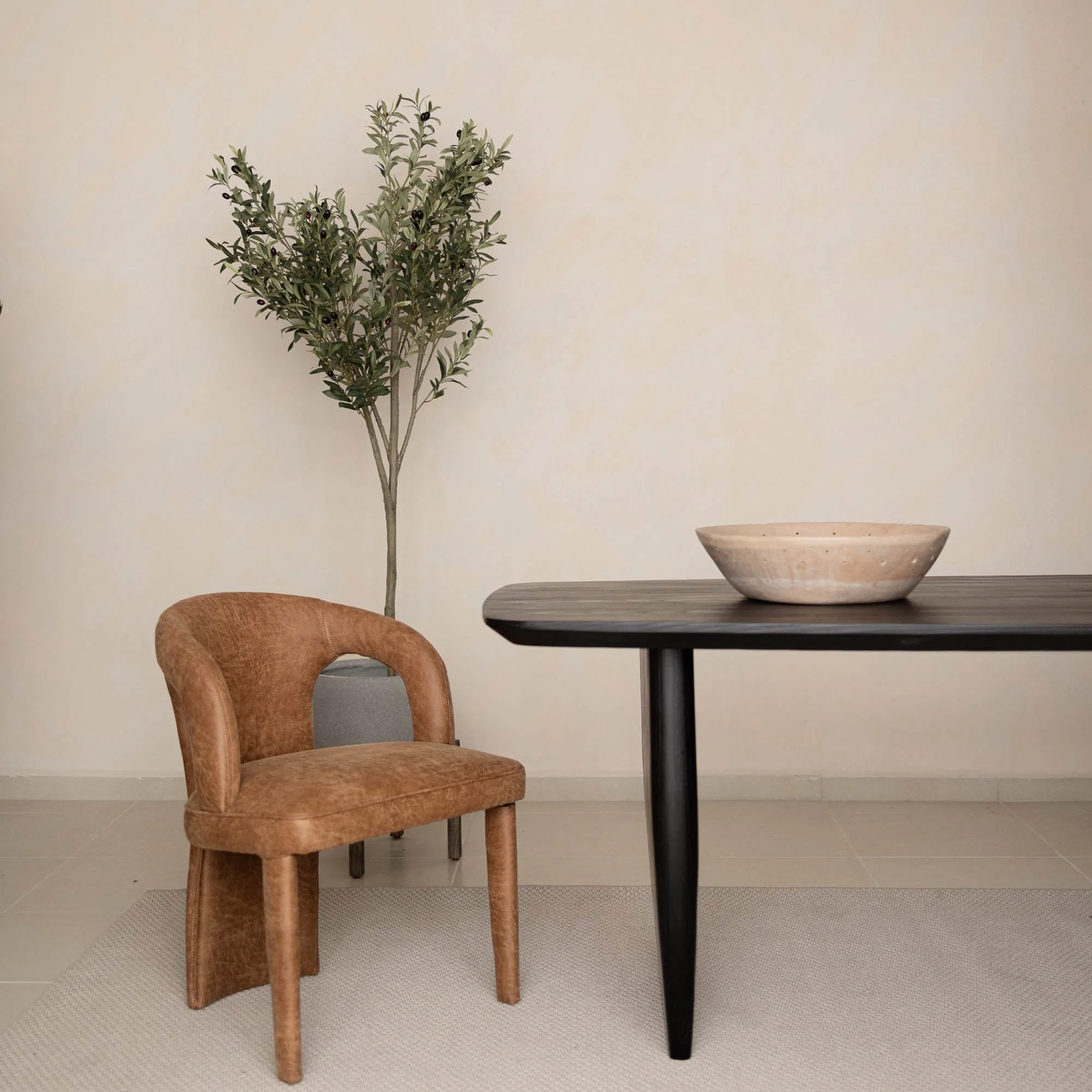 Tonic Dining Table - Black Oak - Image 8