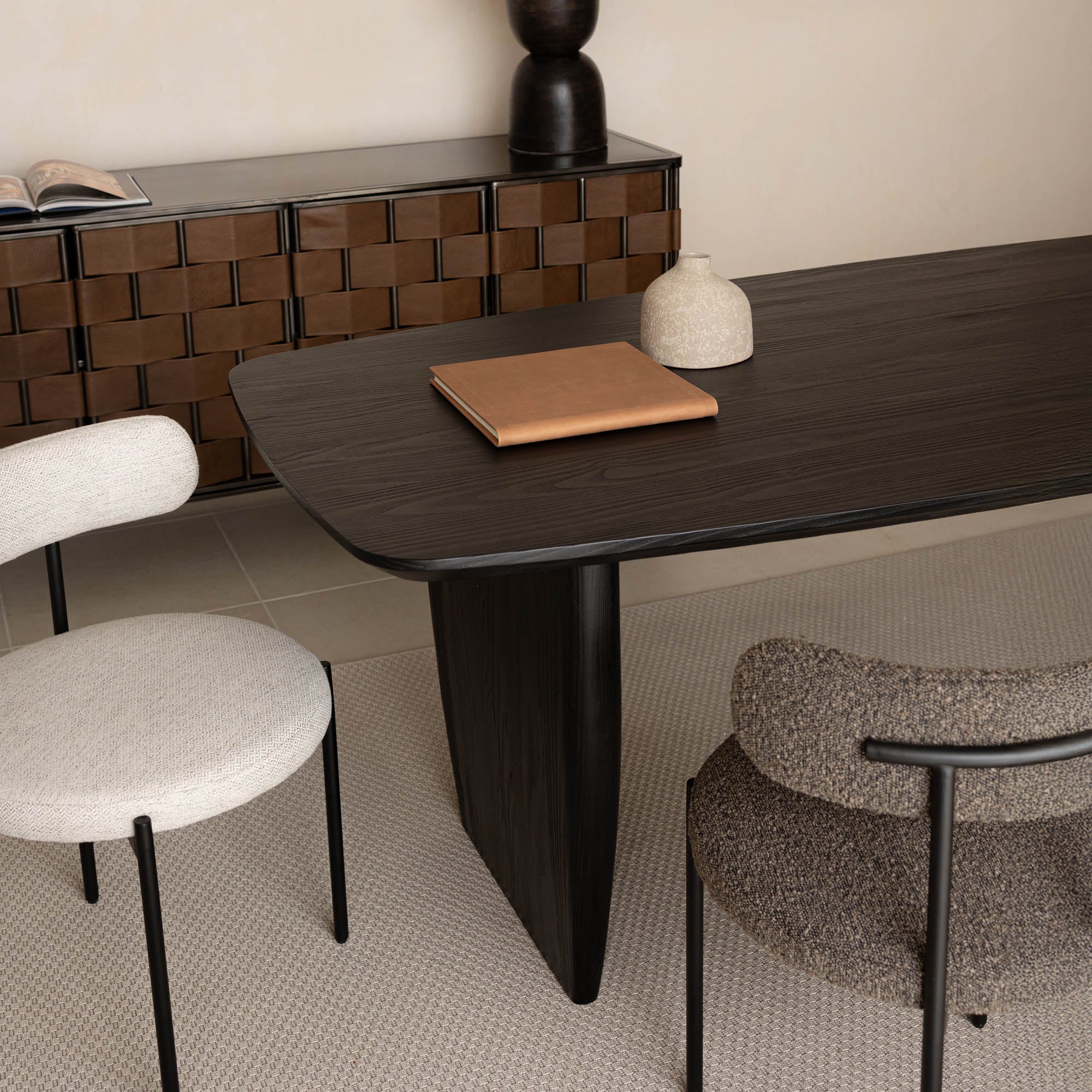 Tonic Dining Table - Black Oak - Image 9