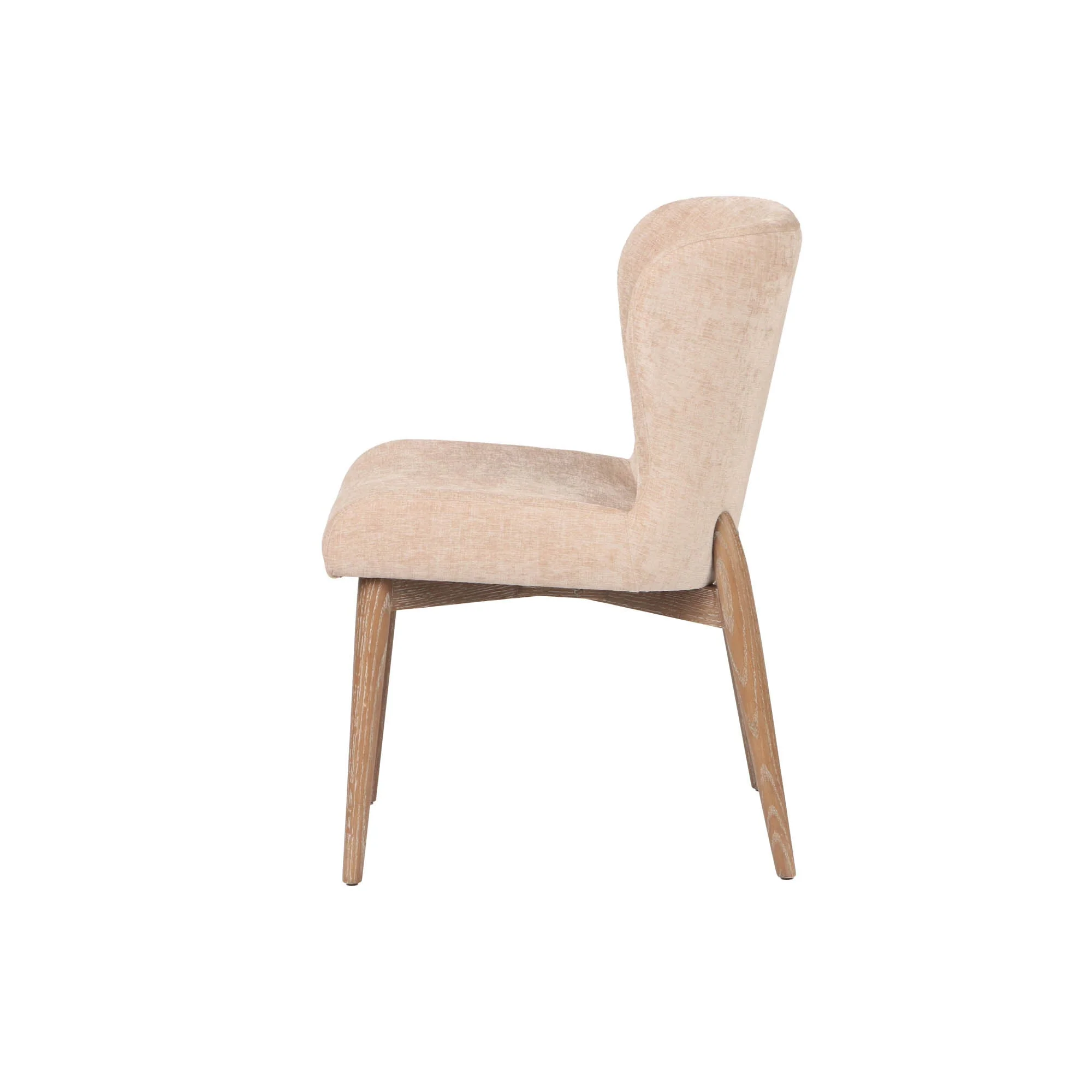 Uffizi Dining Chair - Champagne Chenille - Image 4